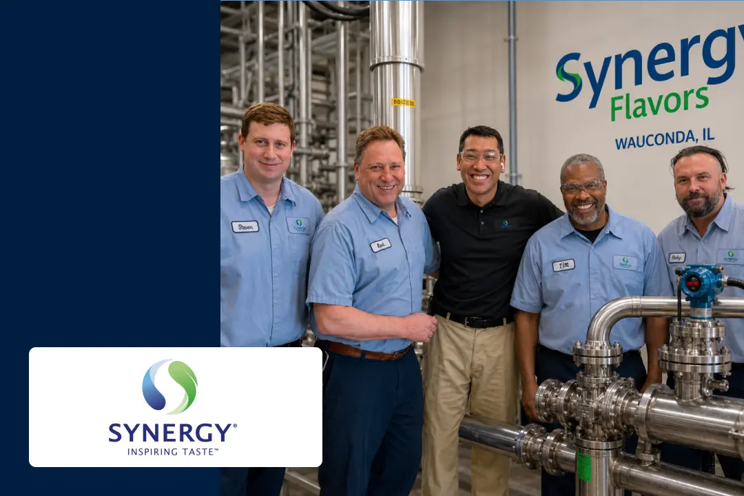 Aerial view of Synergy Flavors manufacturing facility