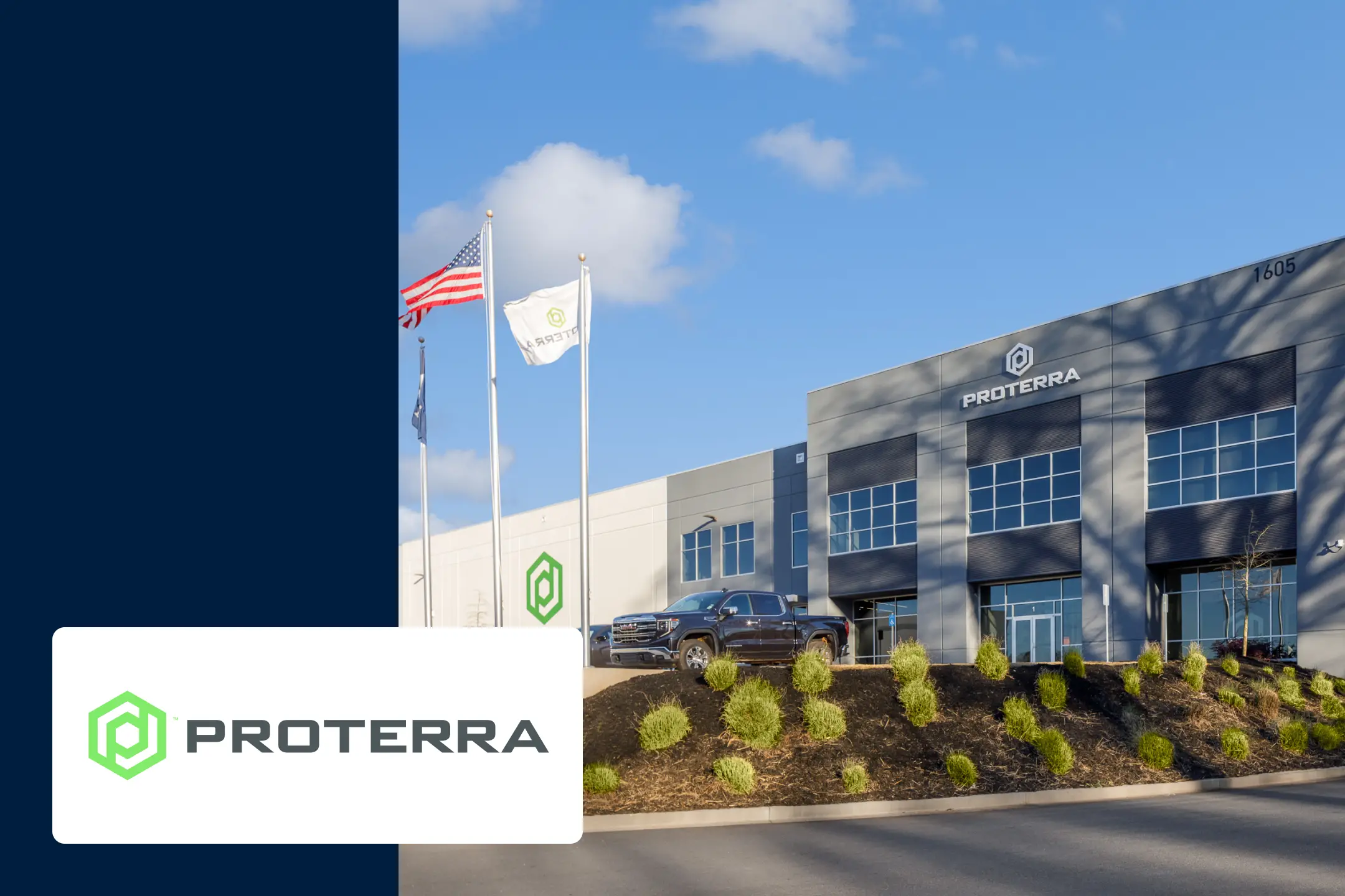 exterior of Proterra plant during the day