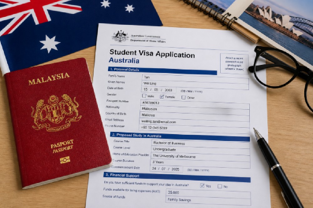 Required documents needed for Australian student visa application