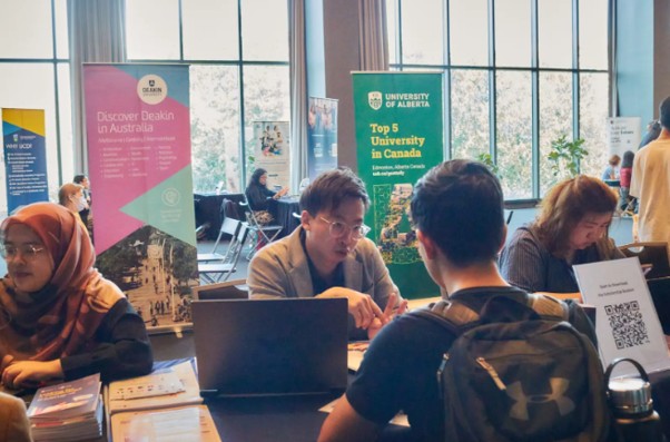 Support for study options, scholarships and visa application process with MABECS support