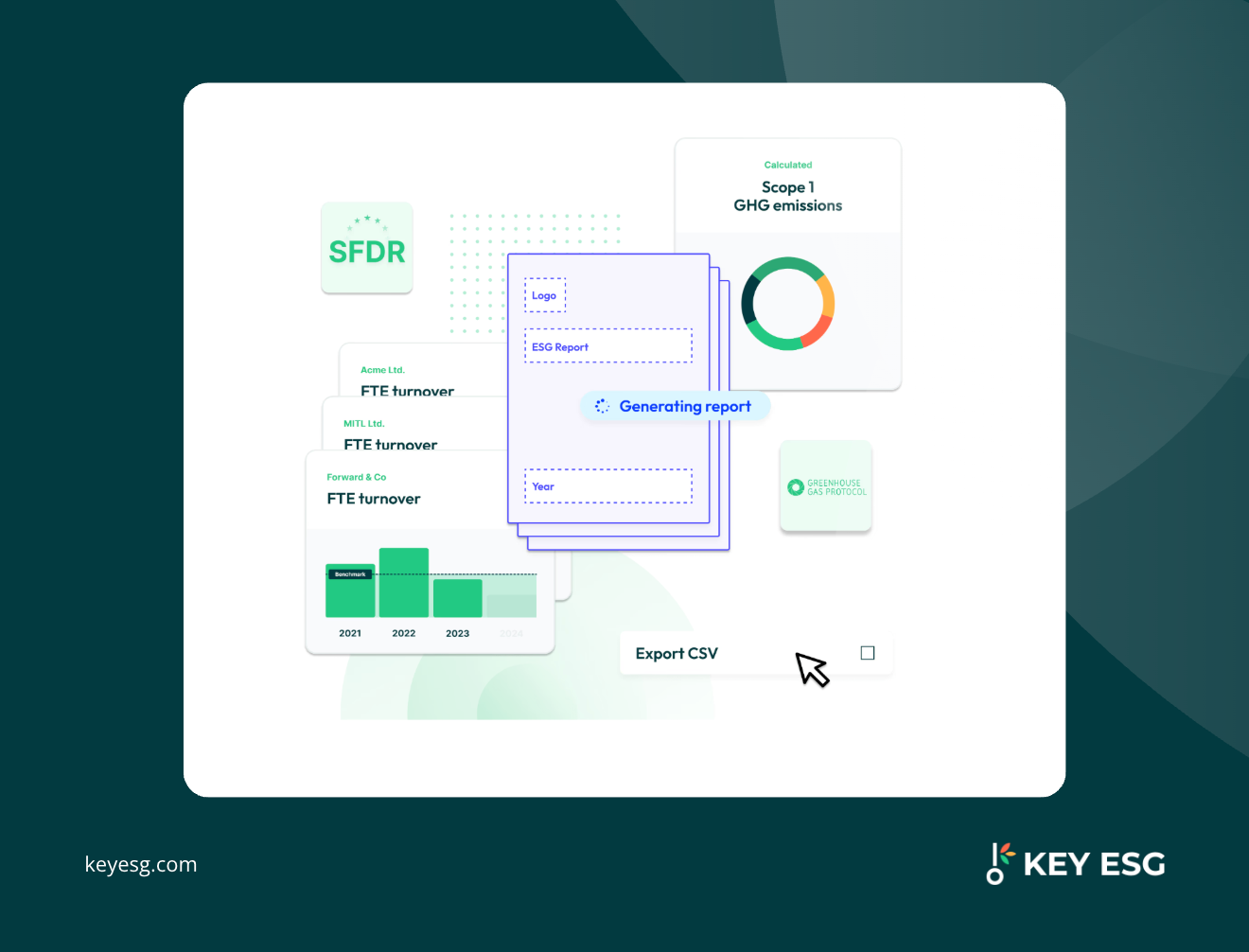 ESG reporting workflow