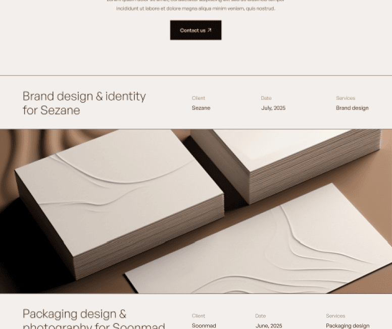 Minimalstudio X - Portfolio V1 Main Page - Minimal Agency Webflow Template