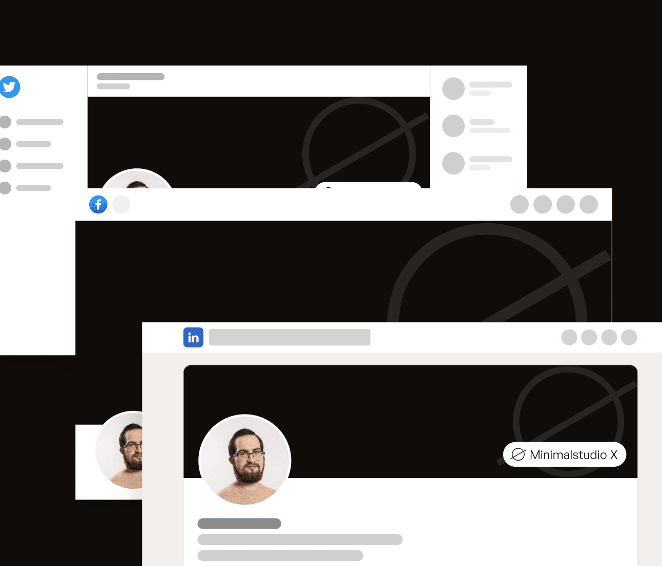 Minimalstudio X - Social Media Assets - Minimal Agency Webflow Template