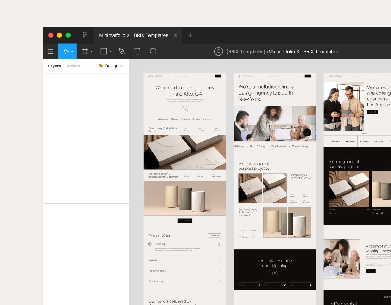 Minimalstudio X - Figma File Included - Minimal Agency Webflow Template