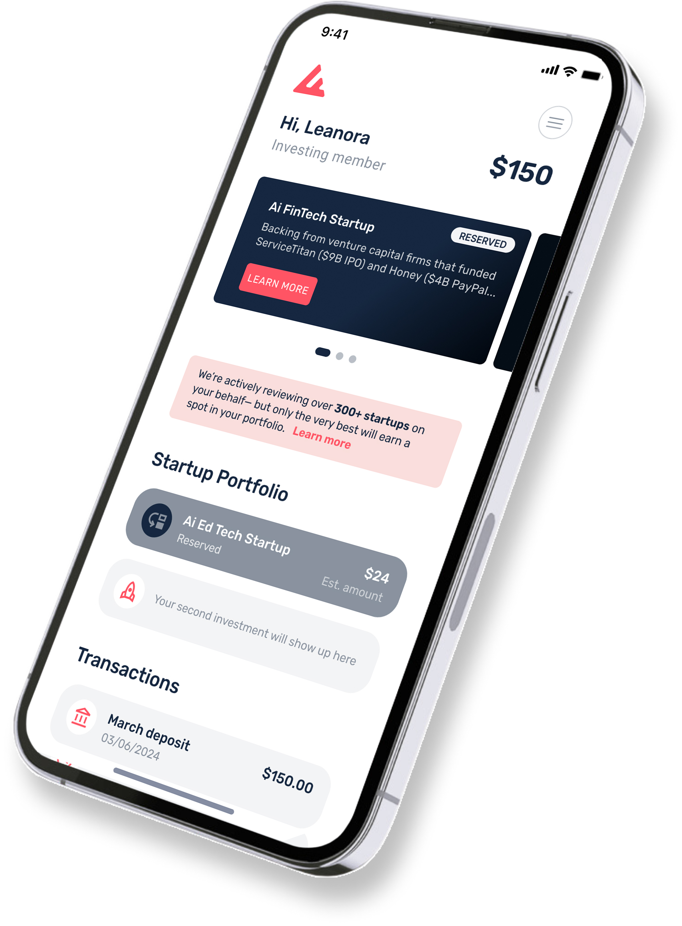 Set monthly investment