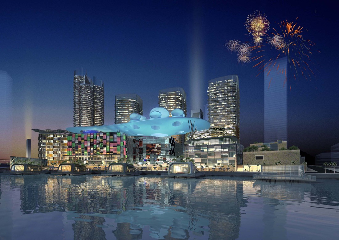 CapitaLand Bahrain Bay residential waterfront development designed by nicholas.design