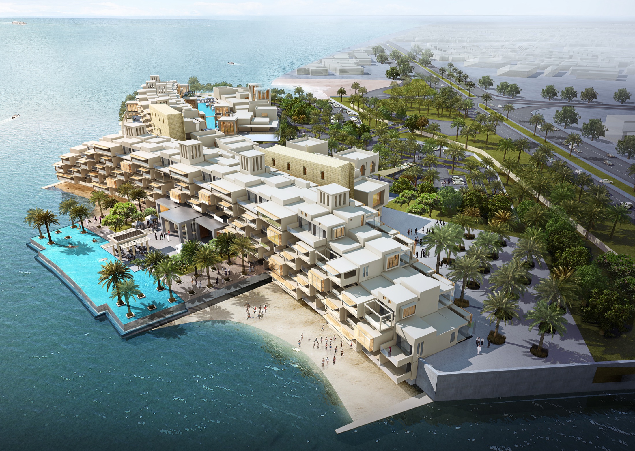 Arad Hotel F&B programme in Bahrain designed by nicholas.design