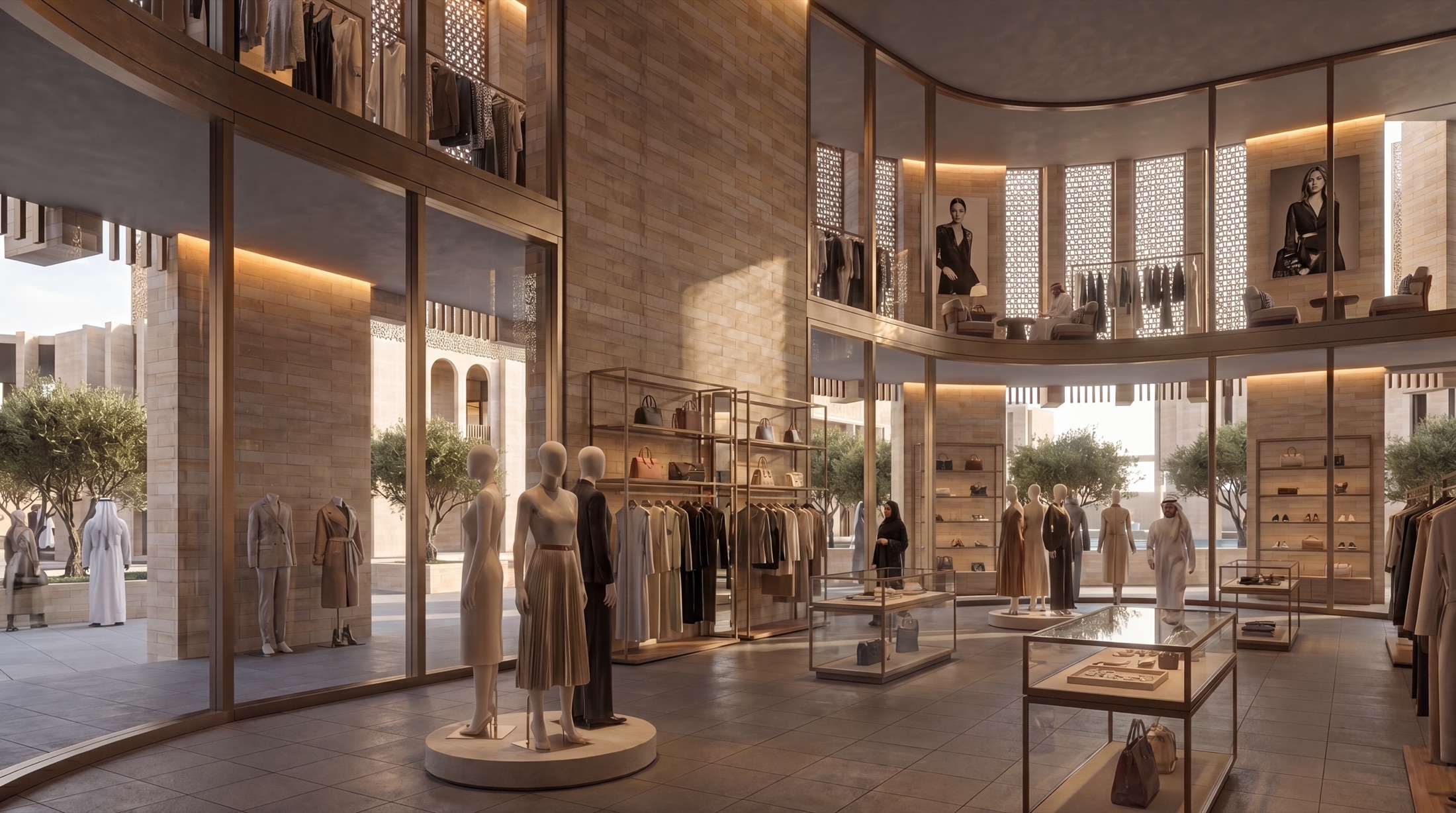 Saudi Arabian retail precinct designed by nicholas.design