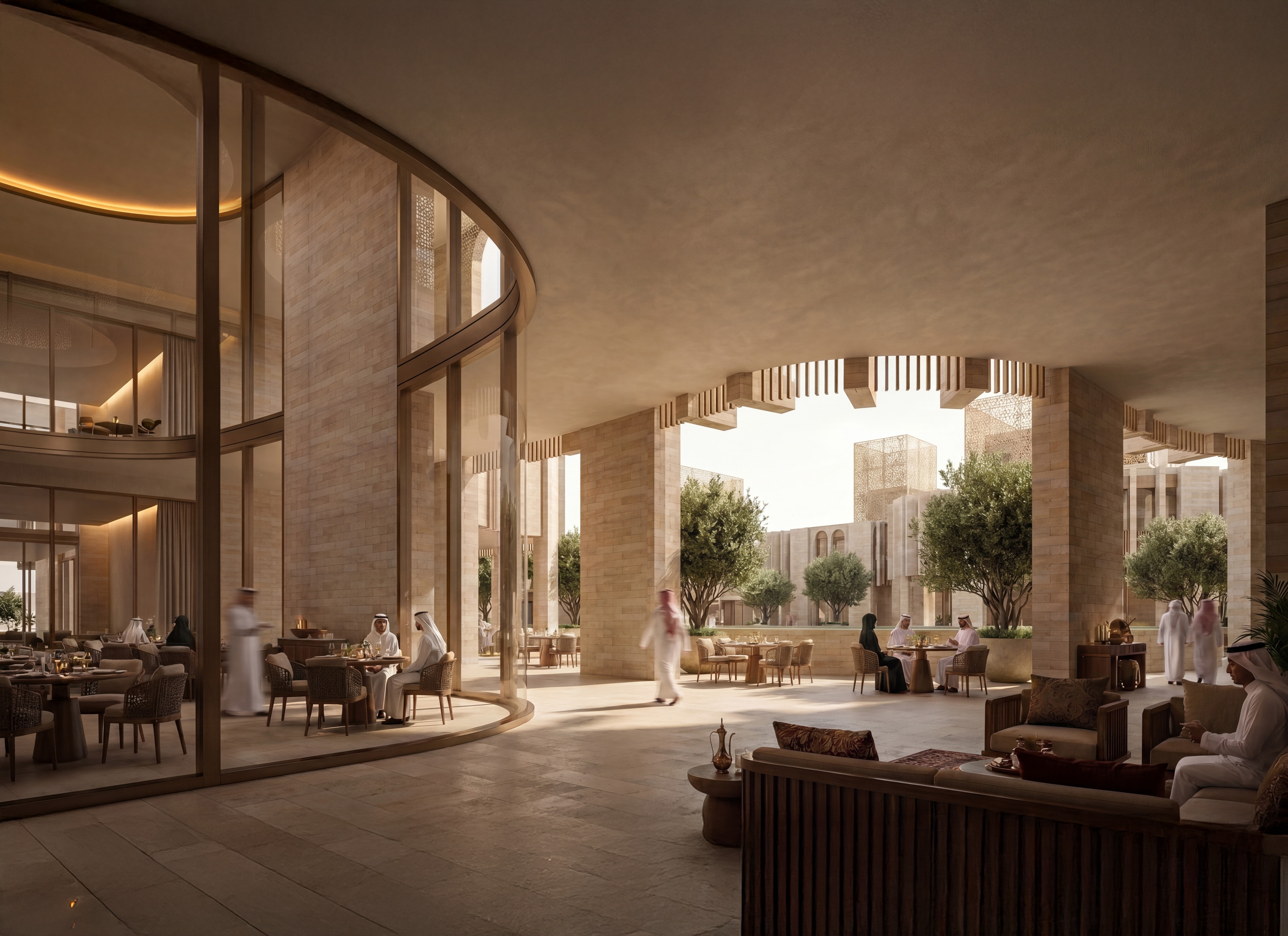 CapitaLand Bahrain Bay retail environment designed by nicholas.design