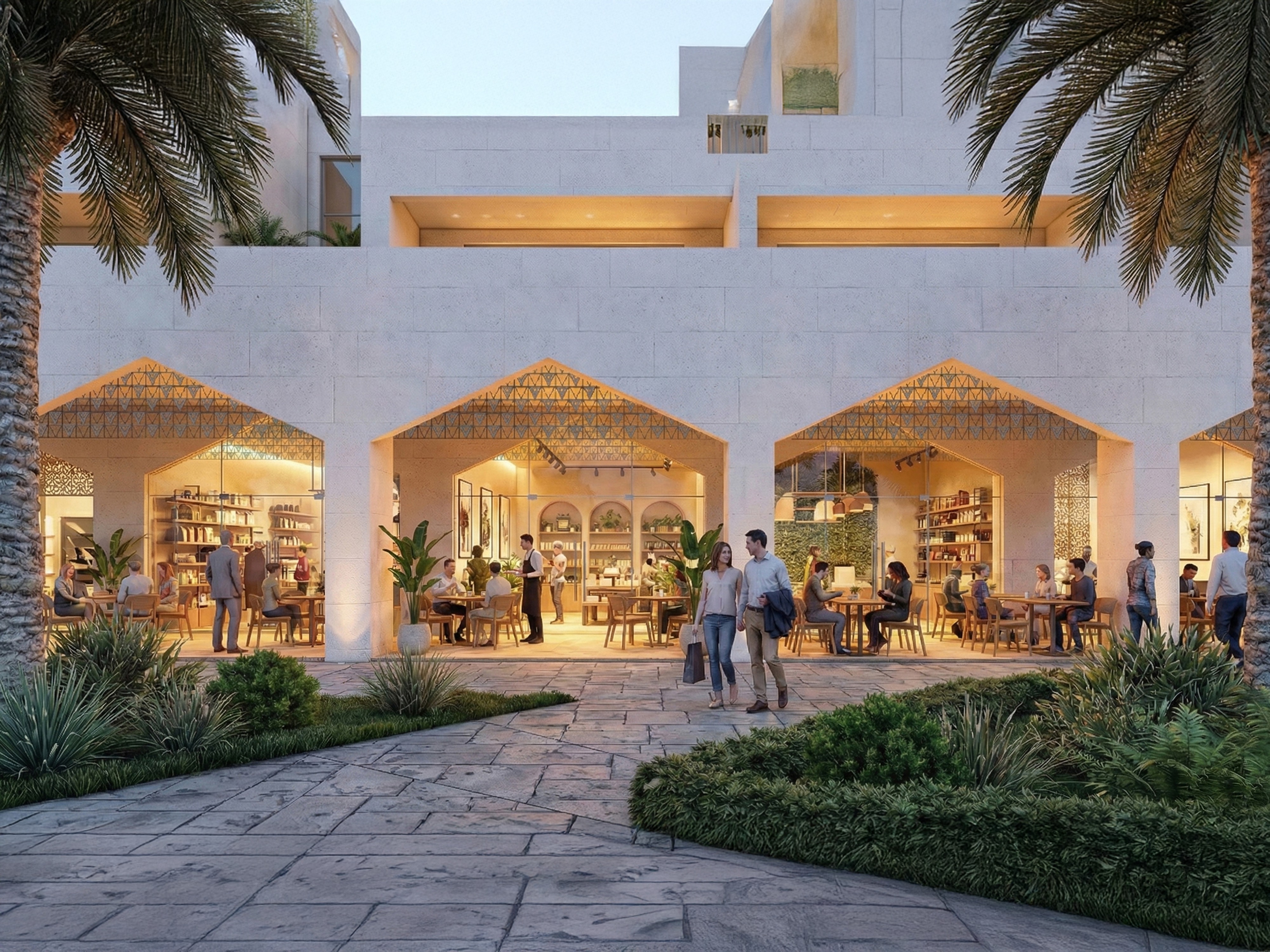 East Point Riffa F&B and retail development in Bahrain designed by nicholas.design