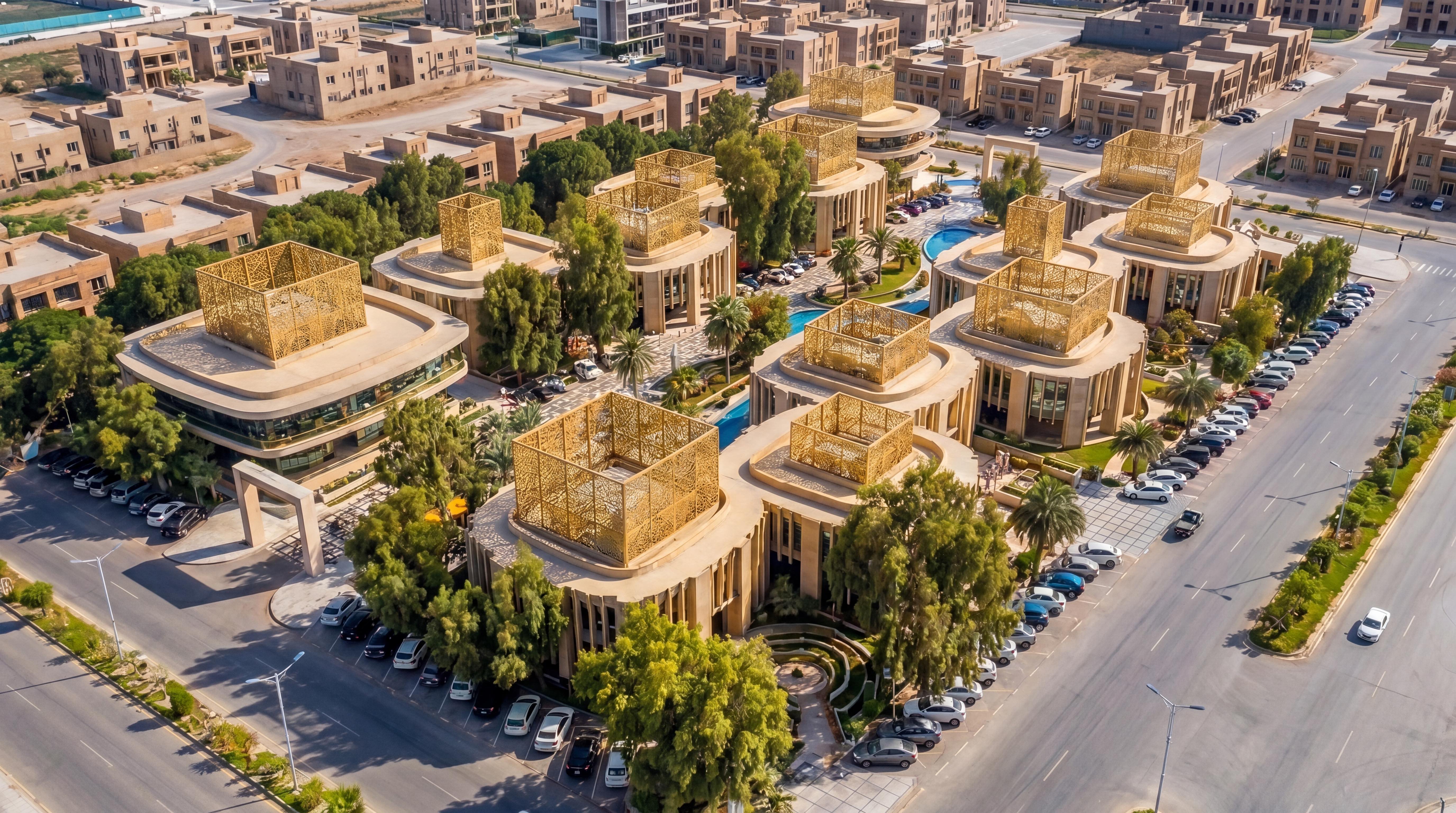 Saudi Arabian retail precinct designed by nicholas.design