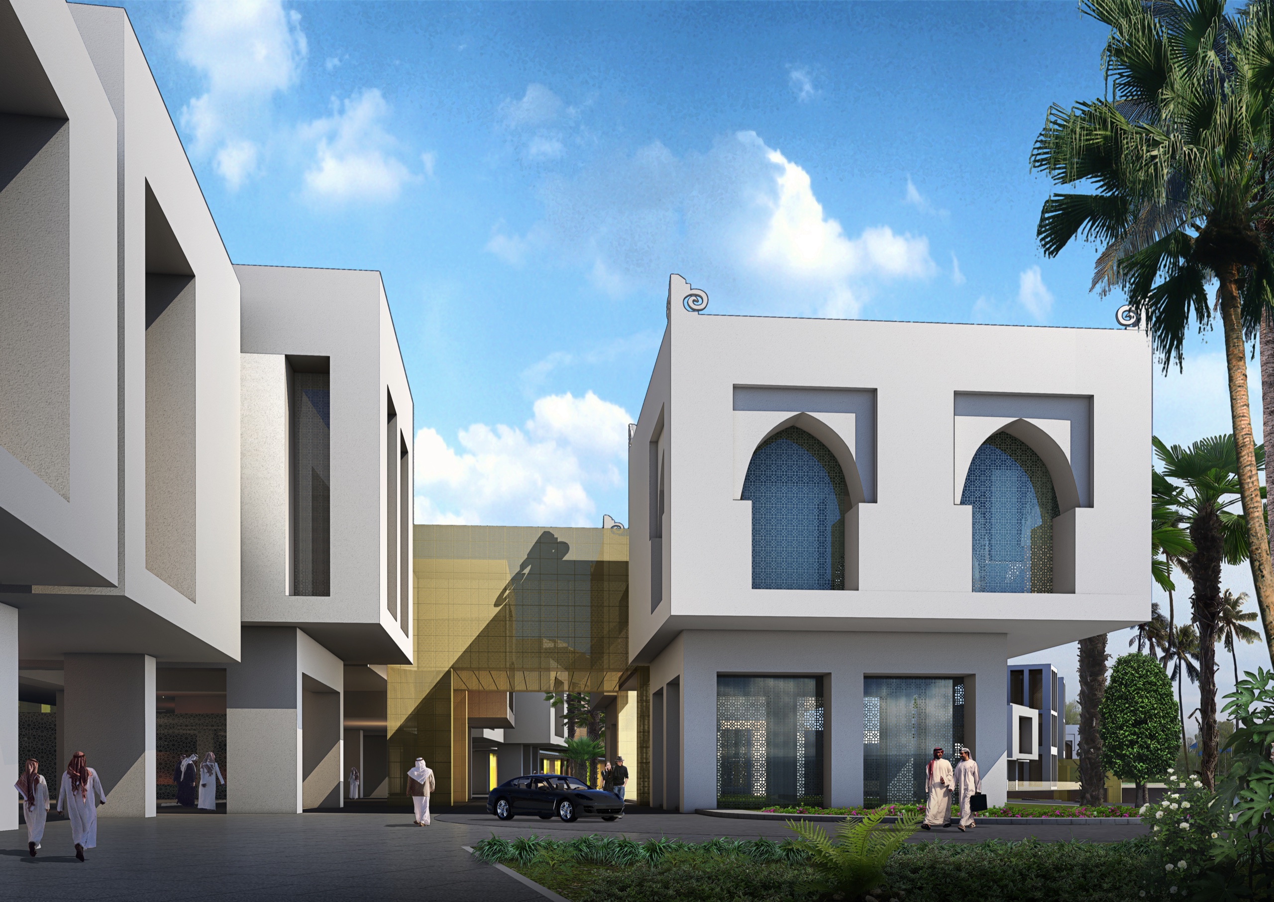 Hotel development in Bahrain designed by nicholas.design