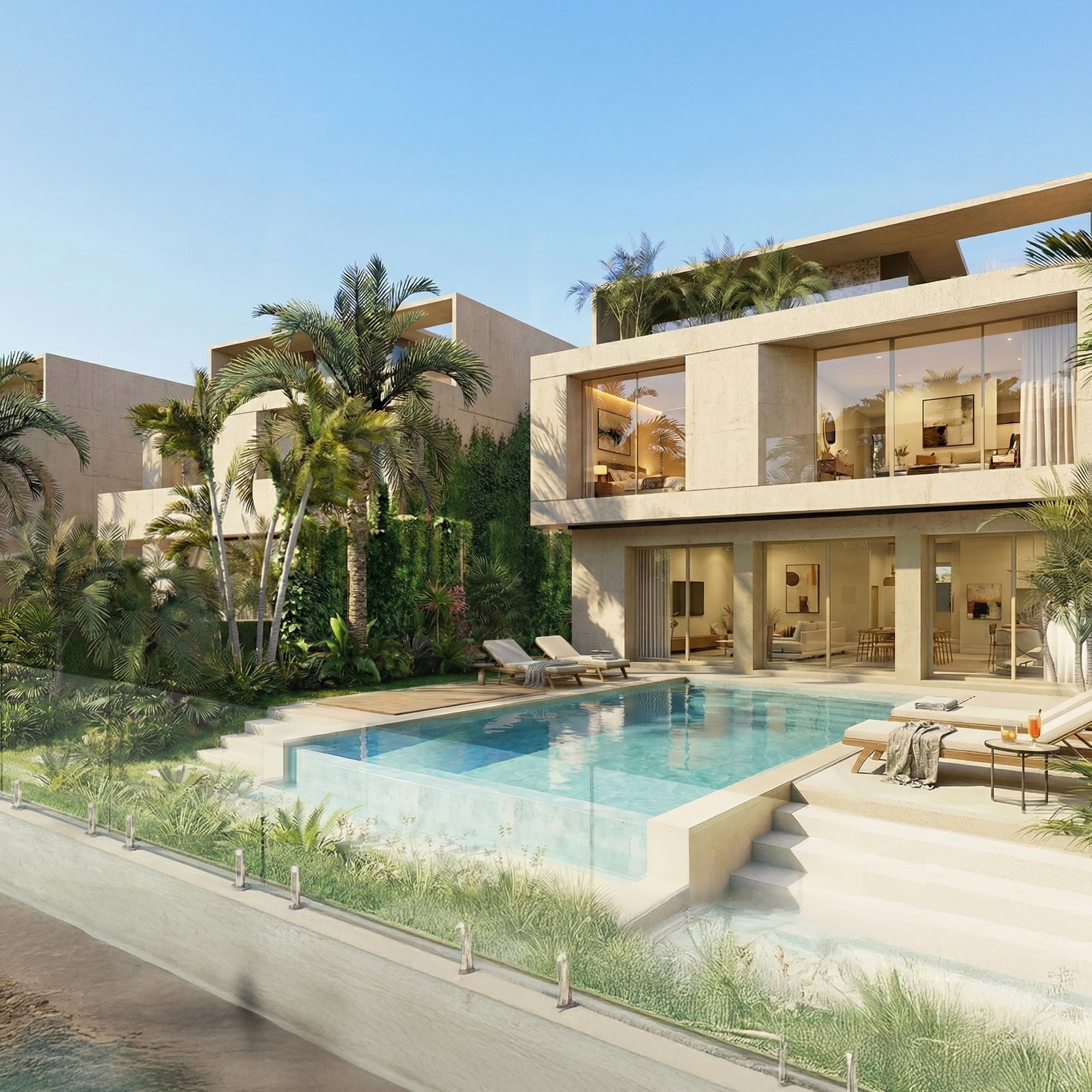 California Village residential development in Dubai designed by nicholas.design