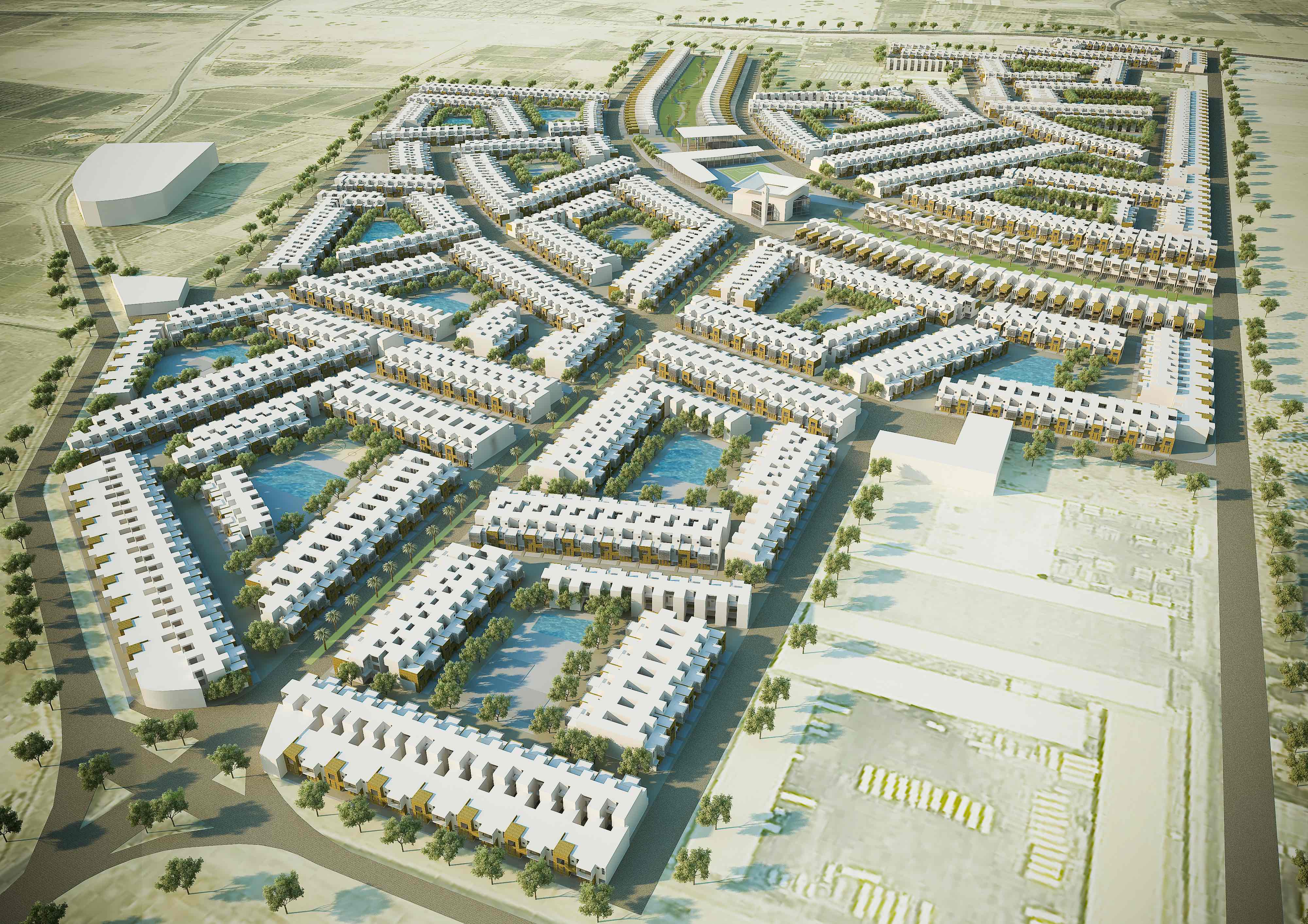 California Village residential development in Dubai designed by nicholas.design