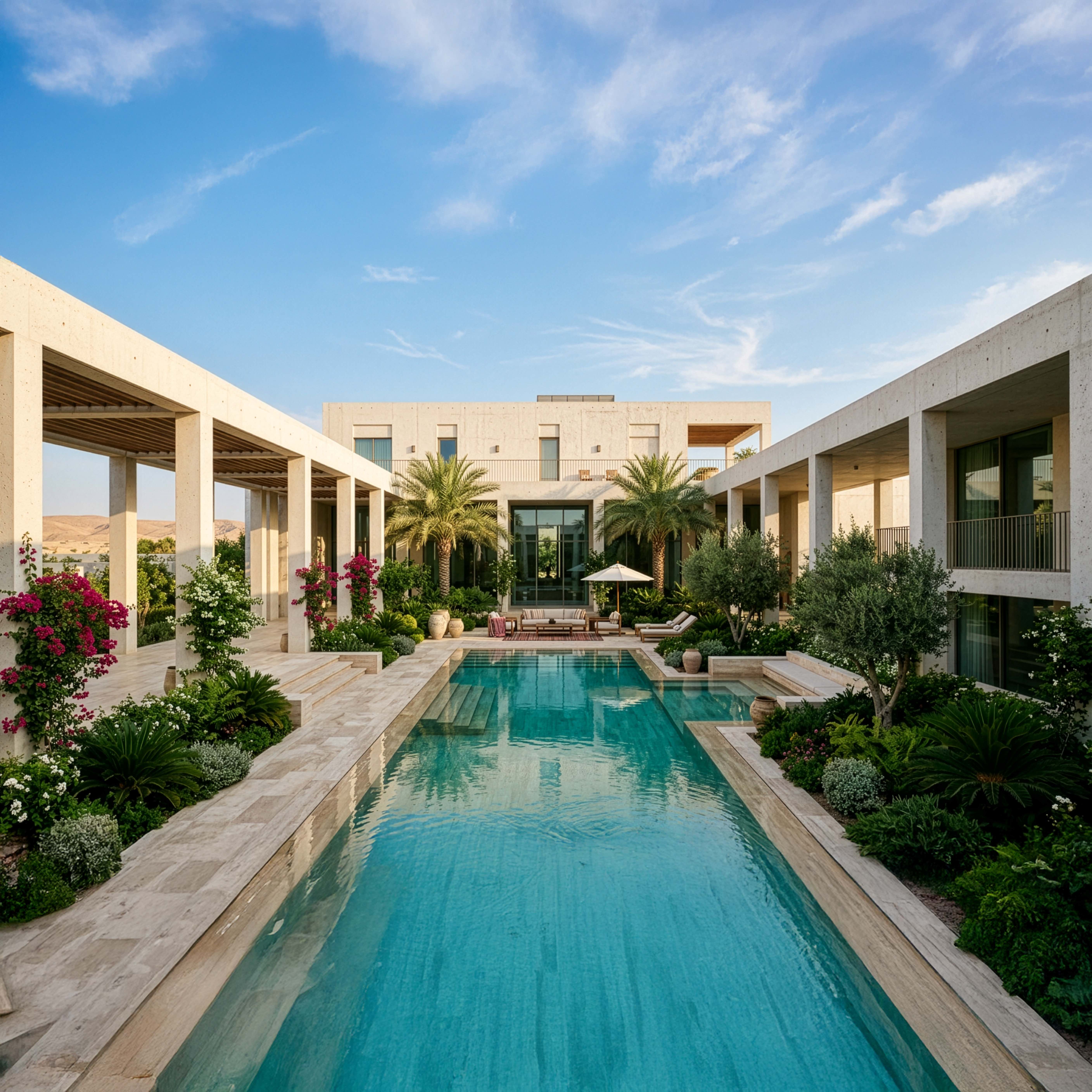 California Village residential villas in Dubai designed by nicholas.design