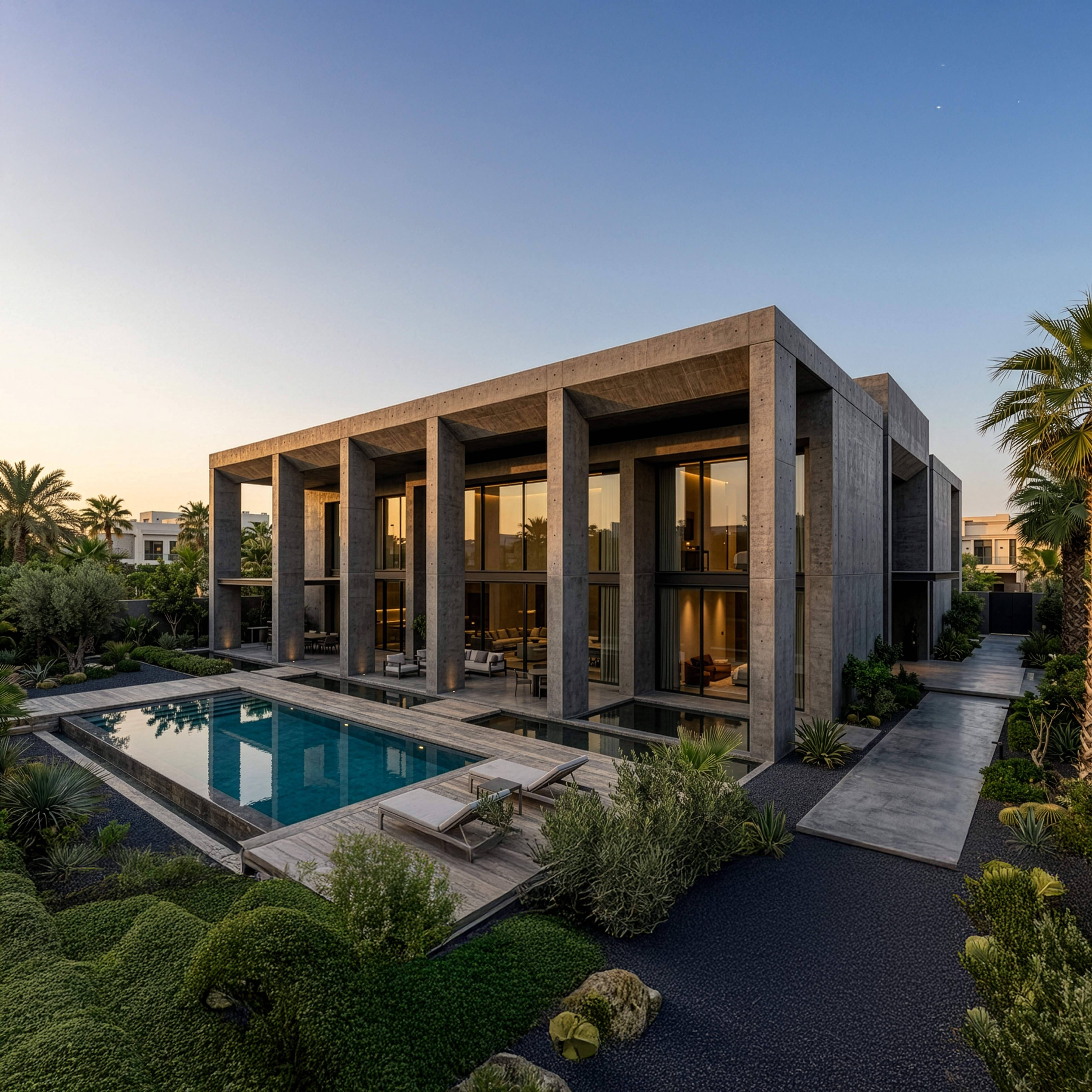 California Village residential villas in Dubai designed by nicholas.design