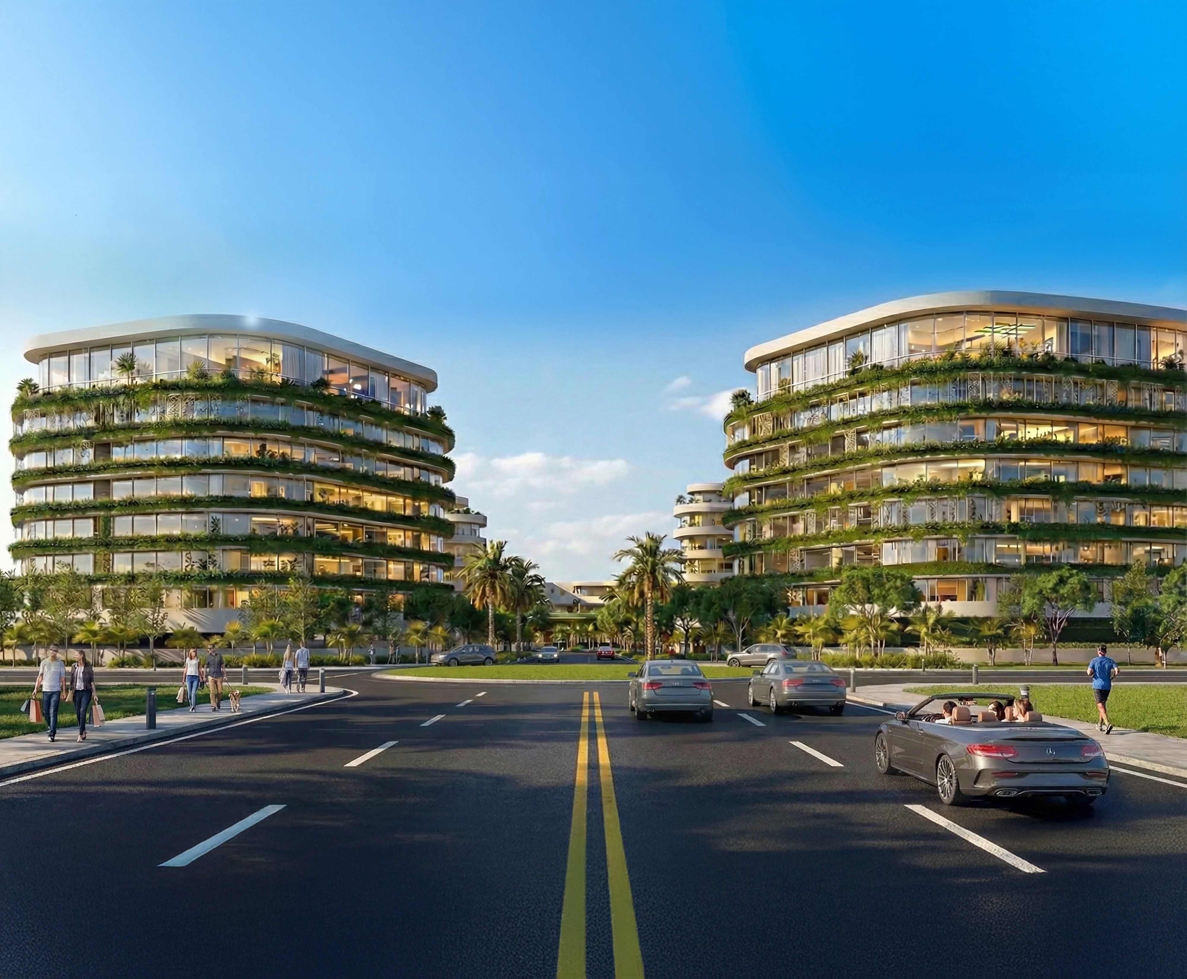 Diyar Al Muharraq Town Centre villa development in Bahrain designed by nicholas.design