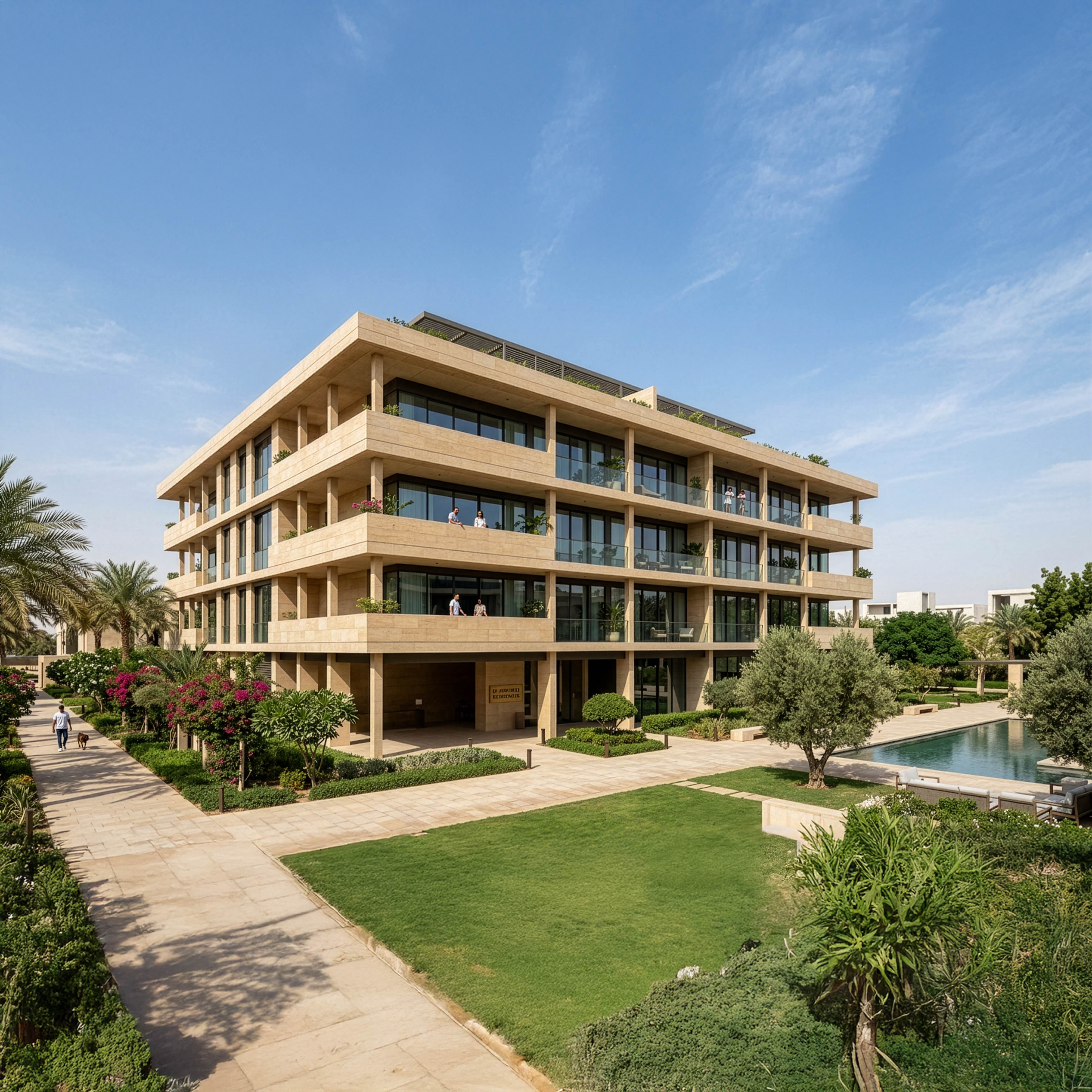 Nomas Towers apartment development designed by nicholas.design