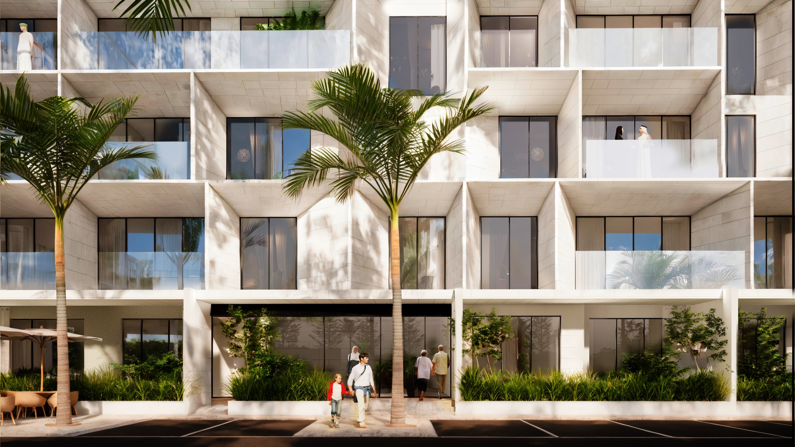 California Village apartment development in Dubai designed by nicholas.design