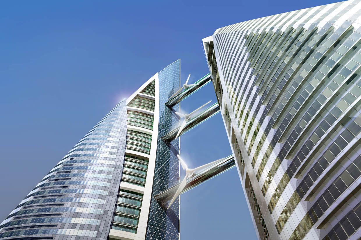 Landmark office towers, Manama
