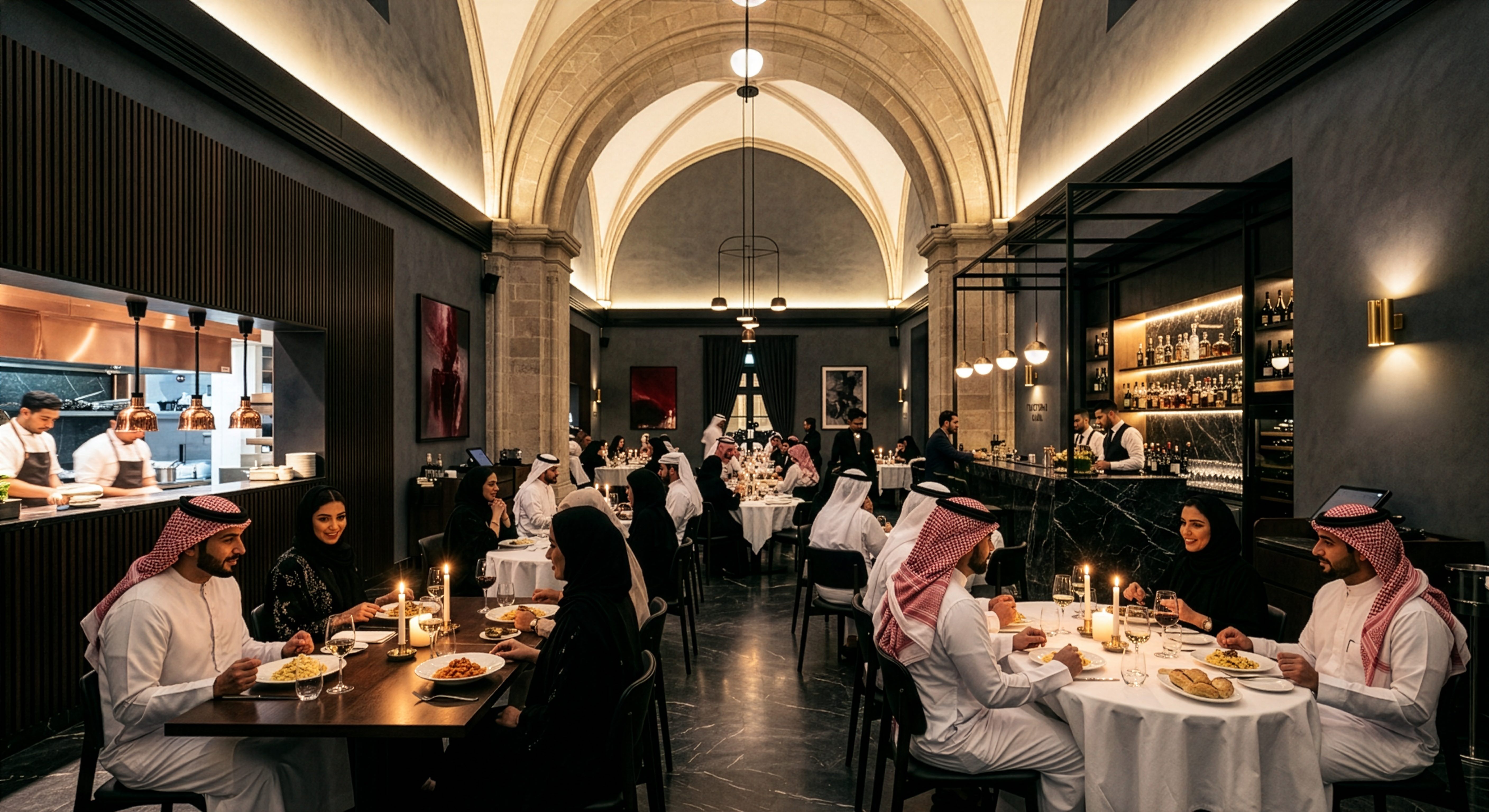 Hospitality interior designed by nicholas.design in Bahrain
