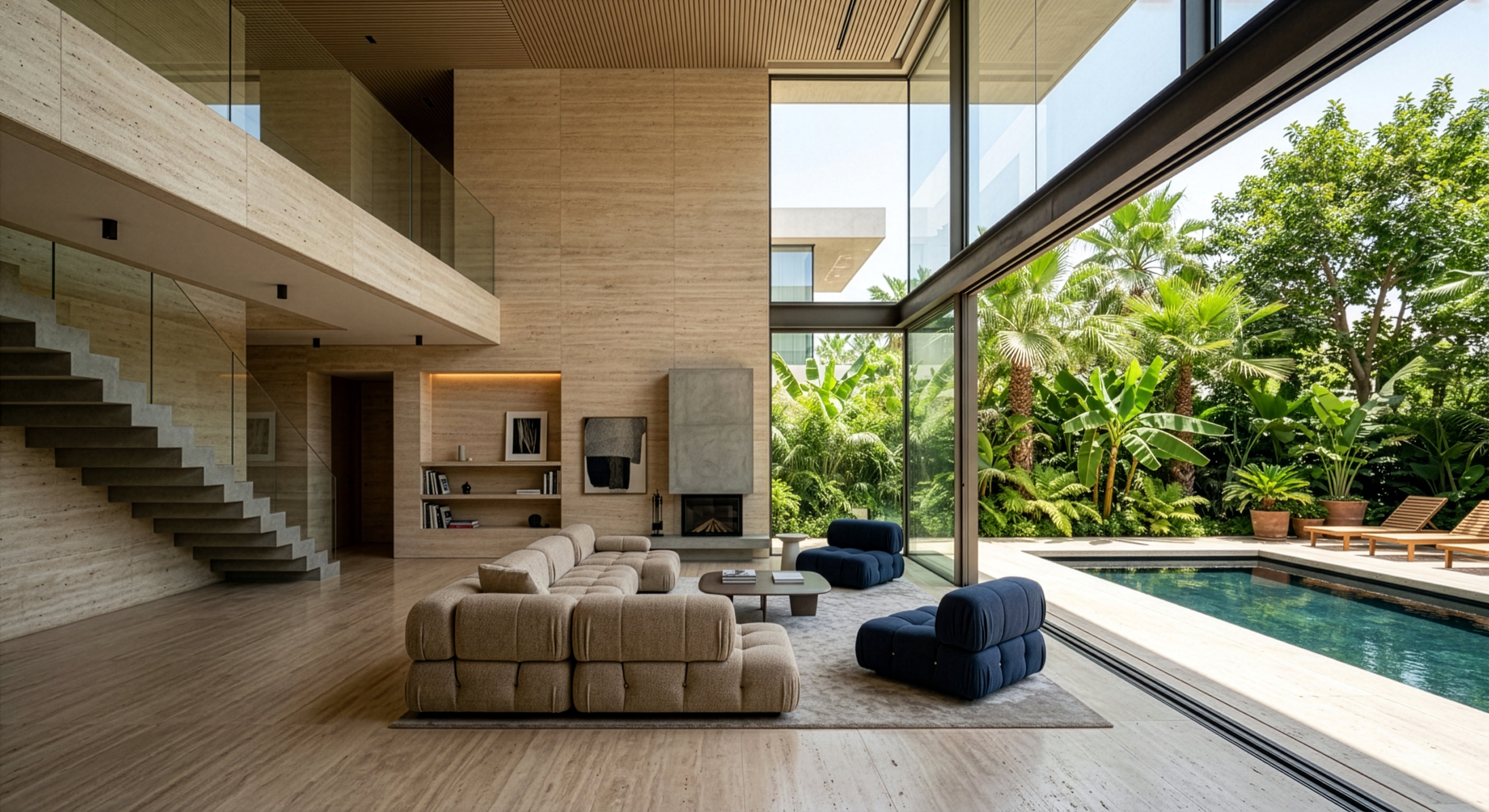 Residential interior designed by nicholas.design in Bahrain