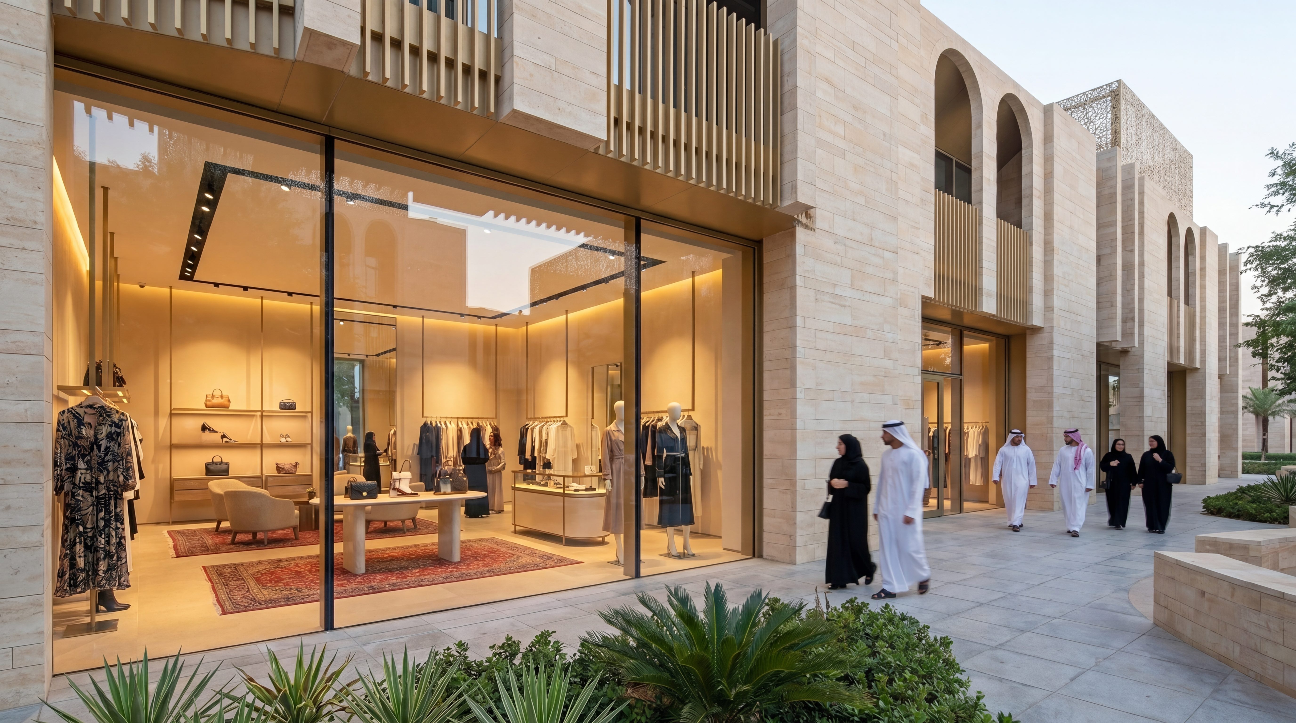 Retail interior designed by nicholas.design in Bahrain