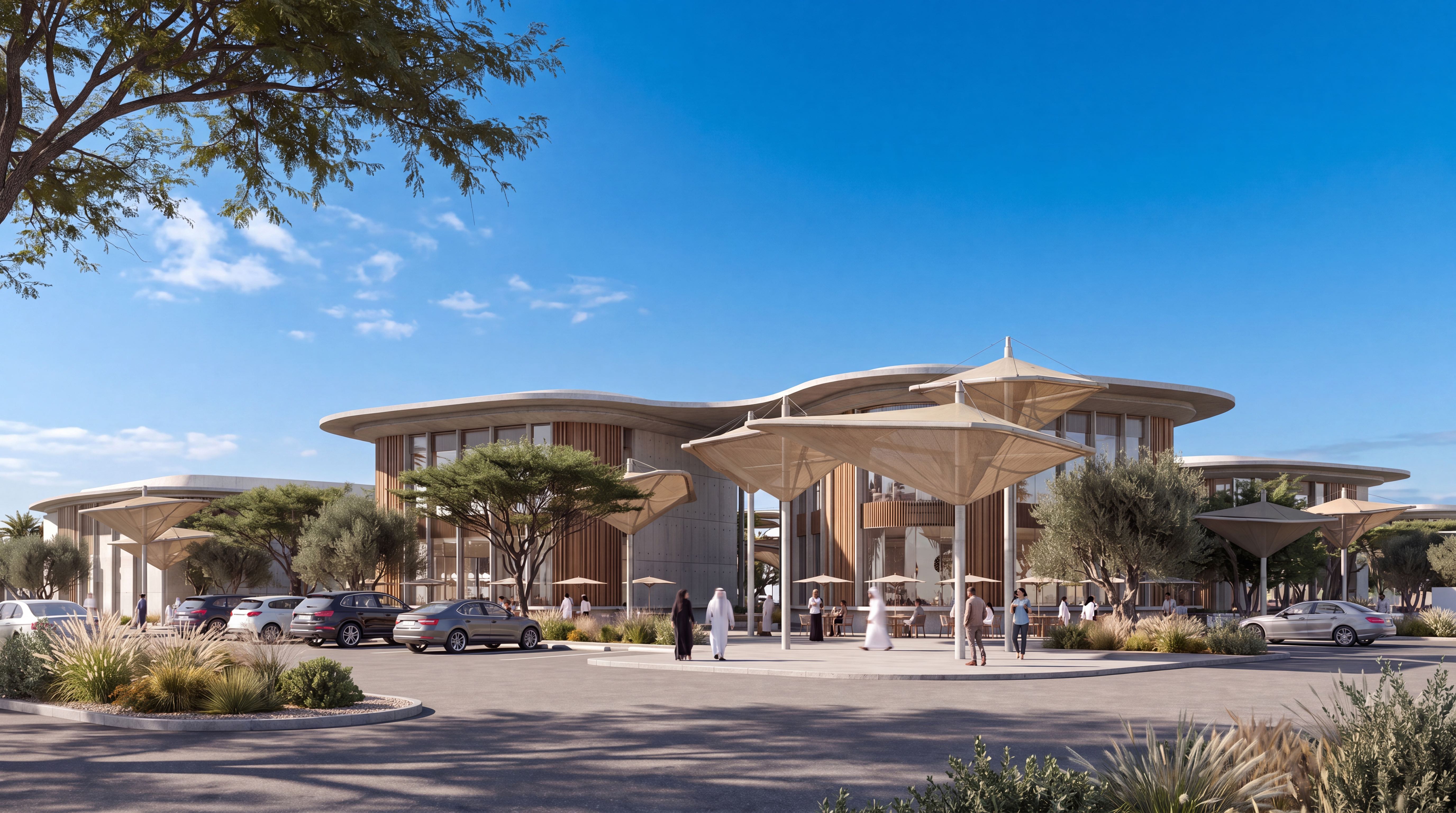 Retail and storefront architecture by nicholas.design in Bahrain