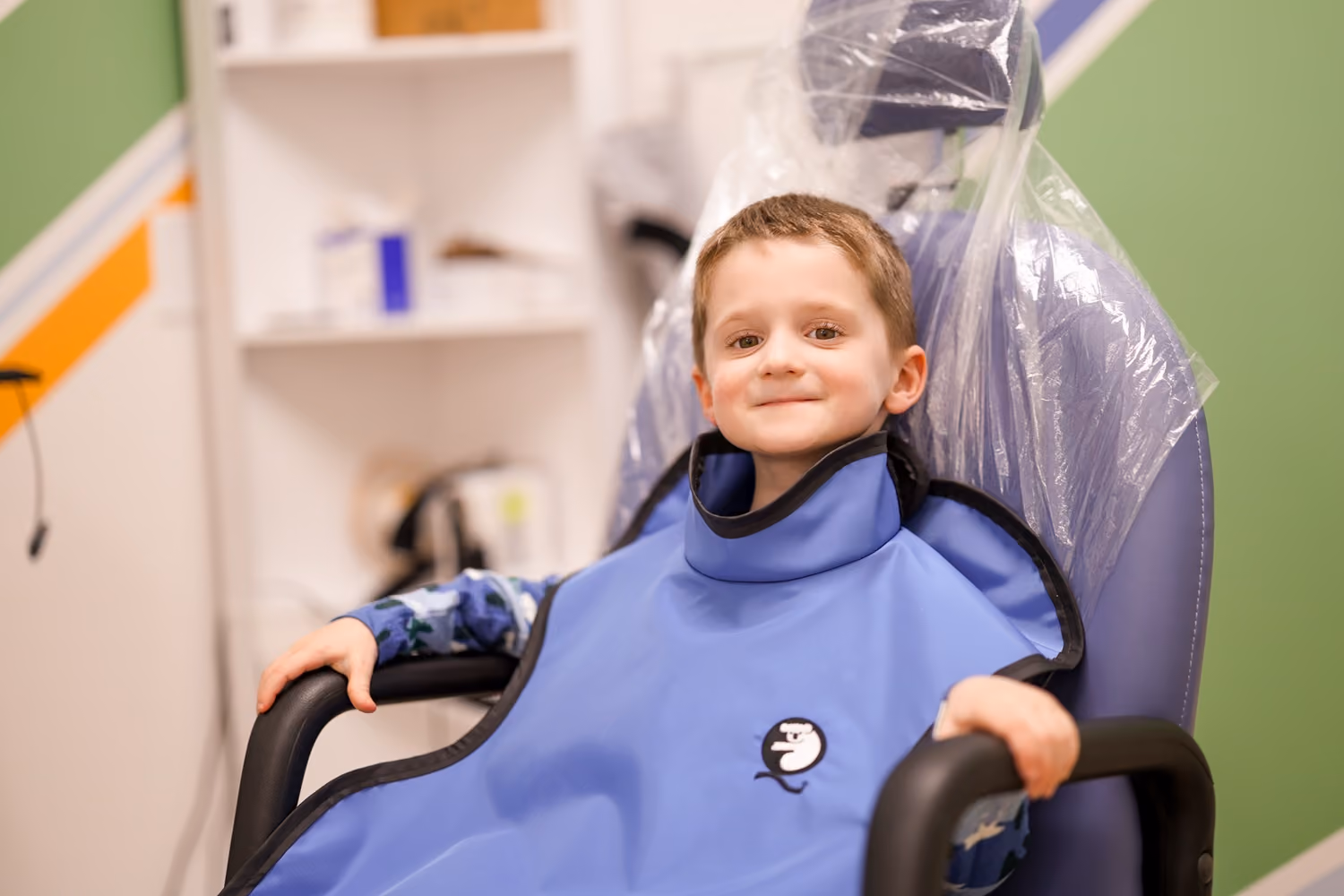 An image of a child during the operation