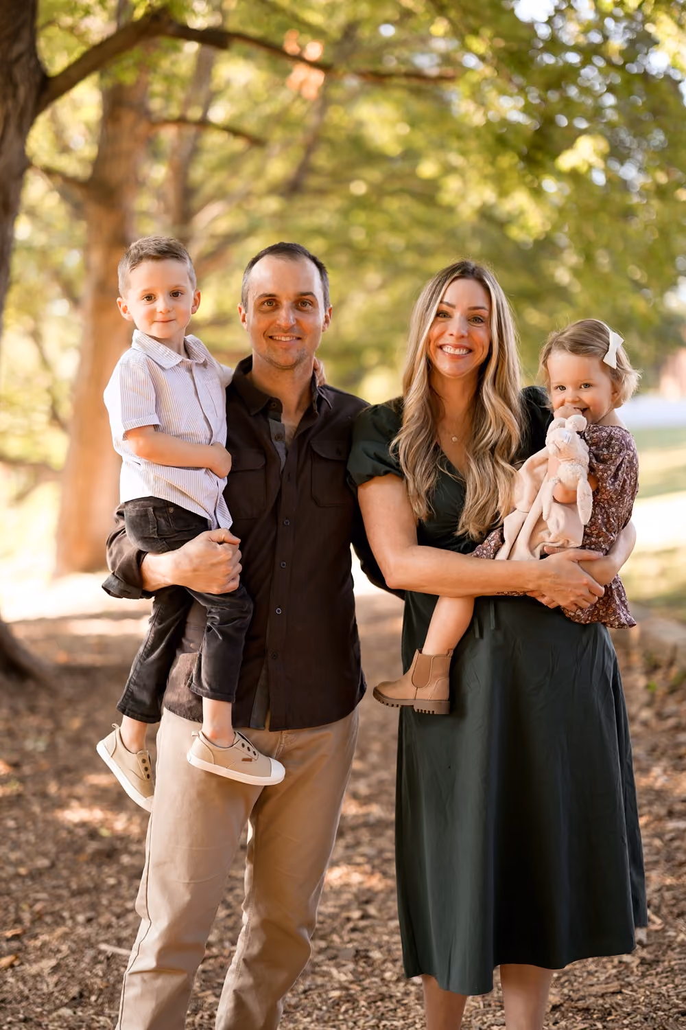 Dr Breanna Barnes Pediatric Dentist with Family