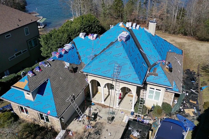 Residential roofing project - Advent Roofing