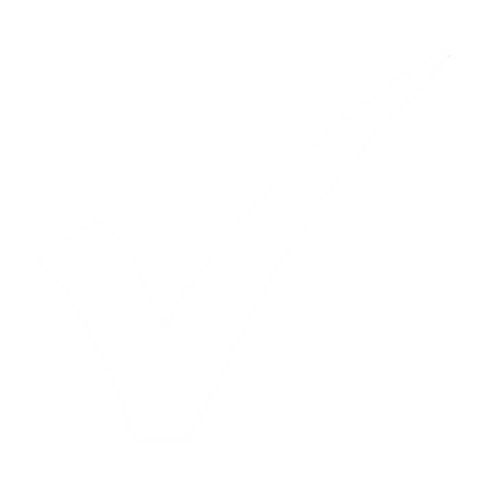 Roofing service checkmark confirming feature list item