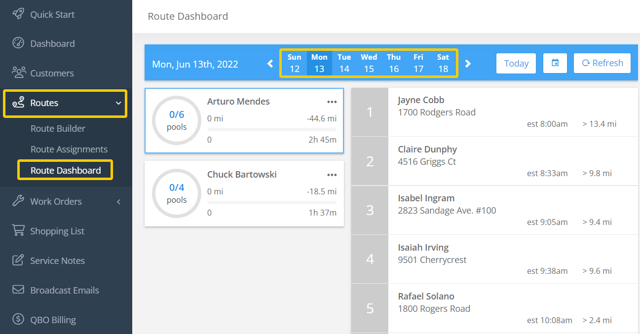 Route Dashboard-1