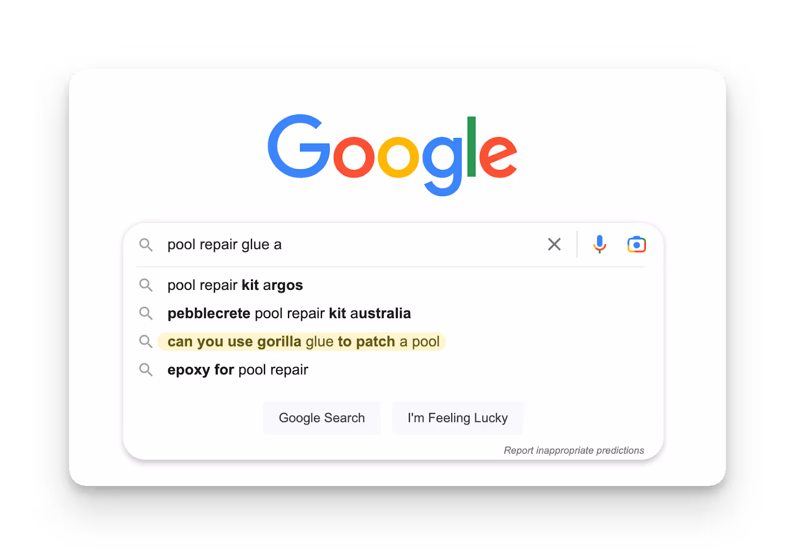 google-search-pool-content-ideas