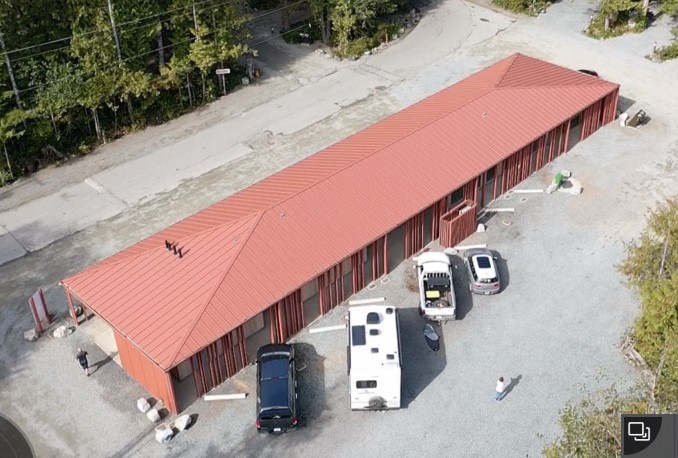 Single Lock Standing Seam and Custom Gutters