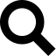 Magnifying glass icon representing search.