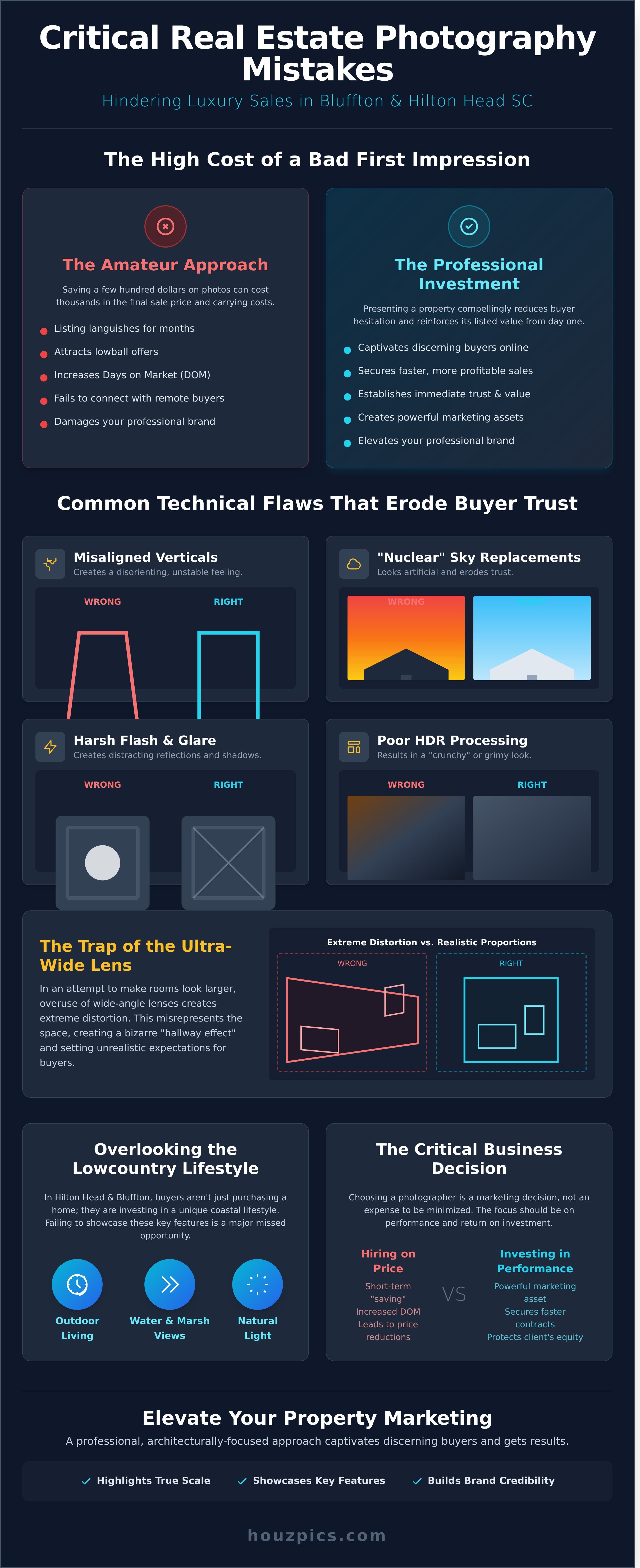 Real estate photography mistakes