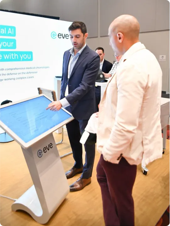 eve team at the conference