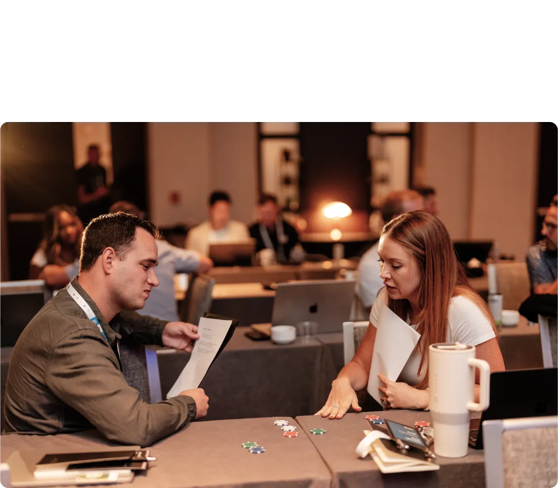 eve team at the conference