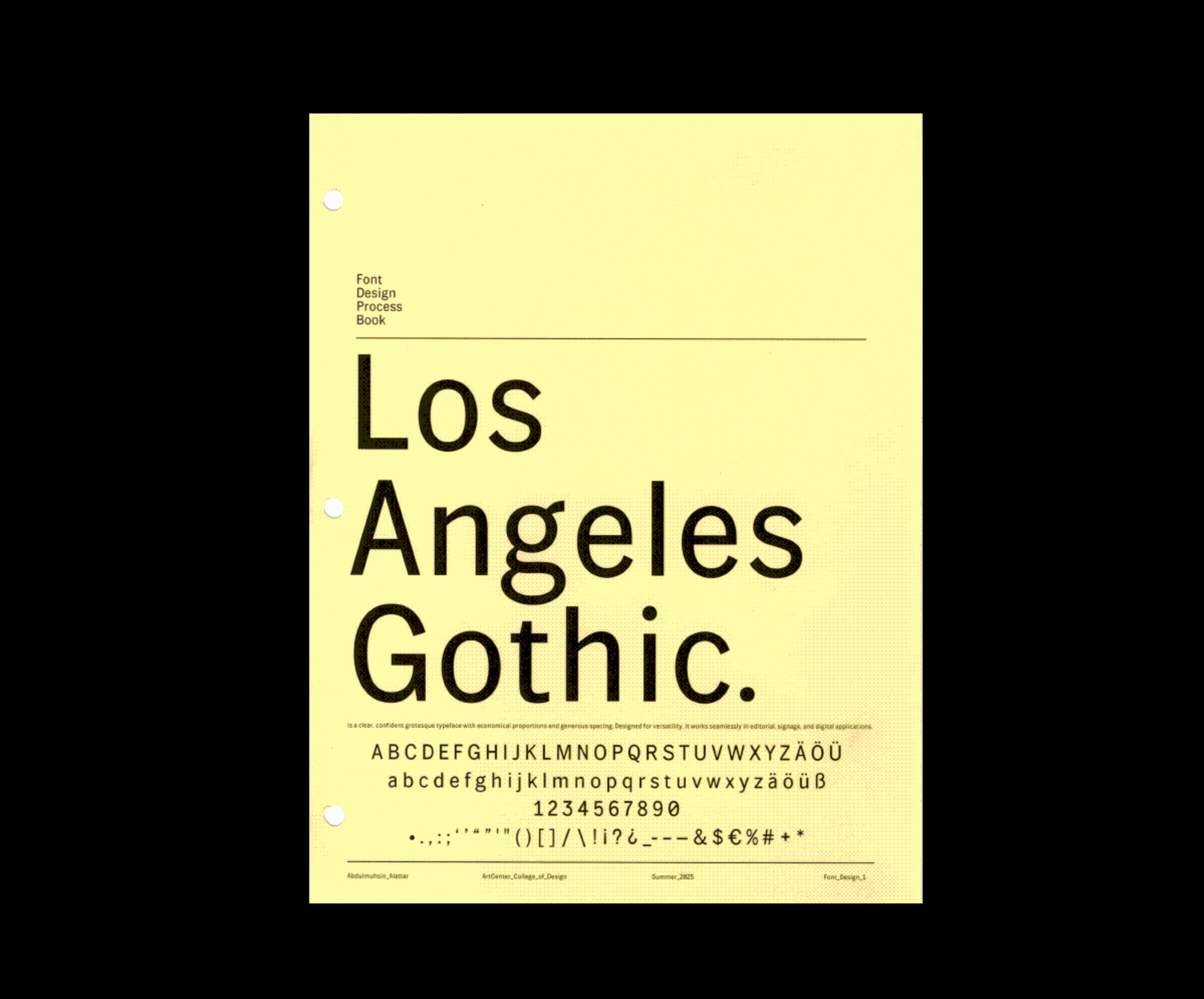 images of the process of the font.