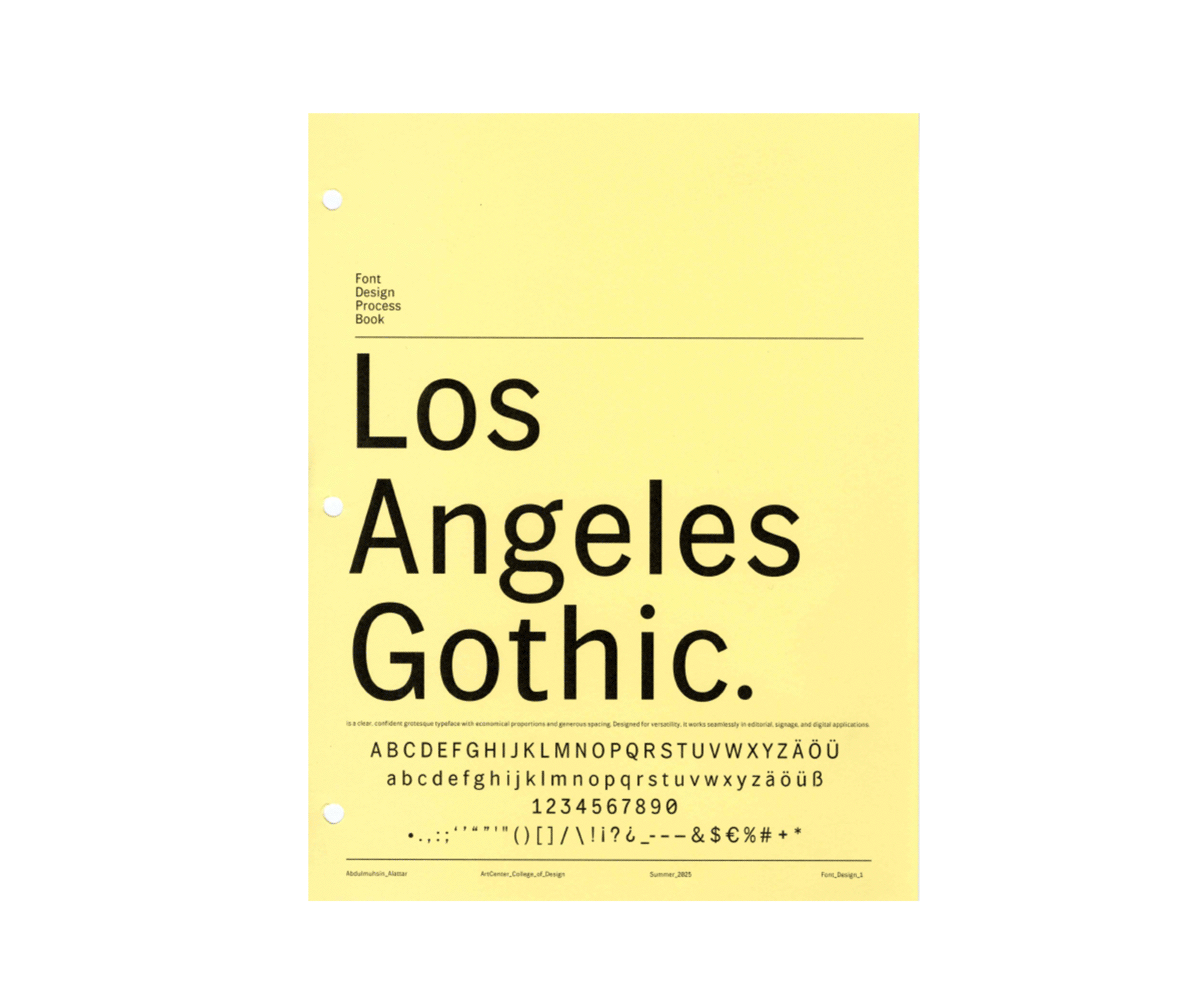 images of the process of the font.