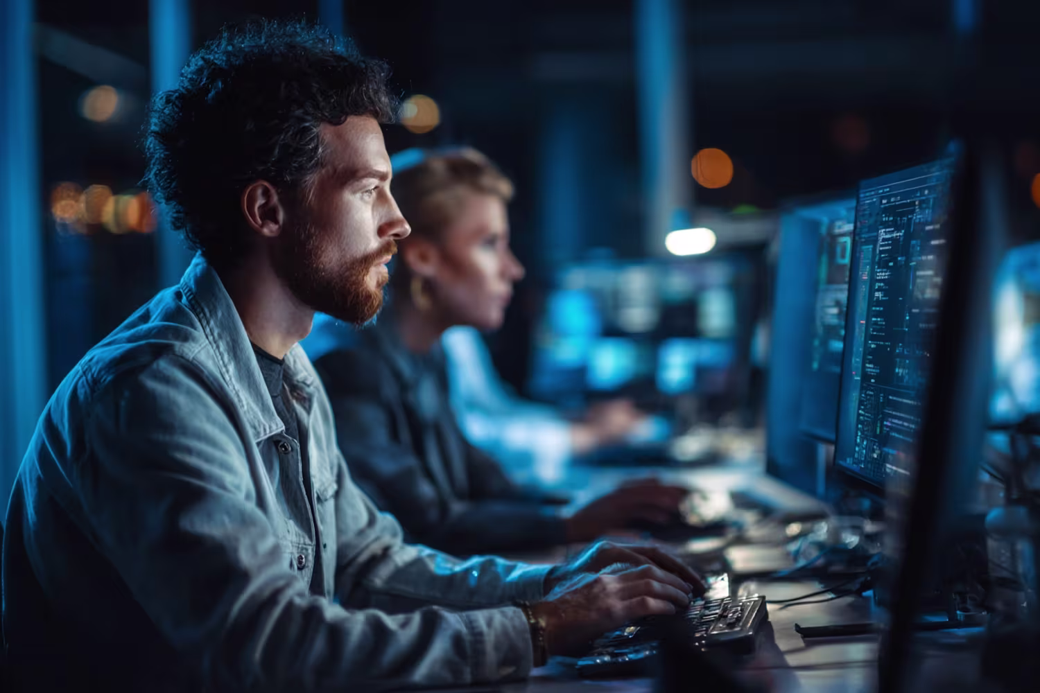 IT Professionals Monitoring Endpoint Detection Tools