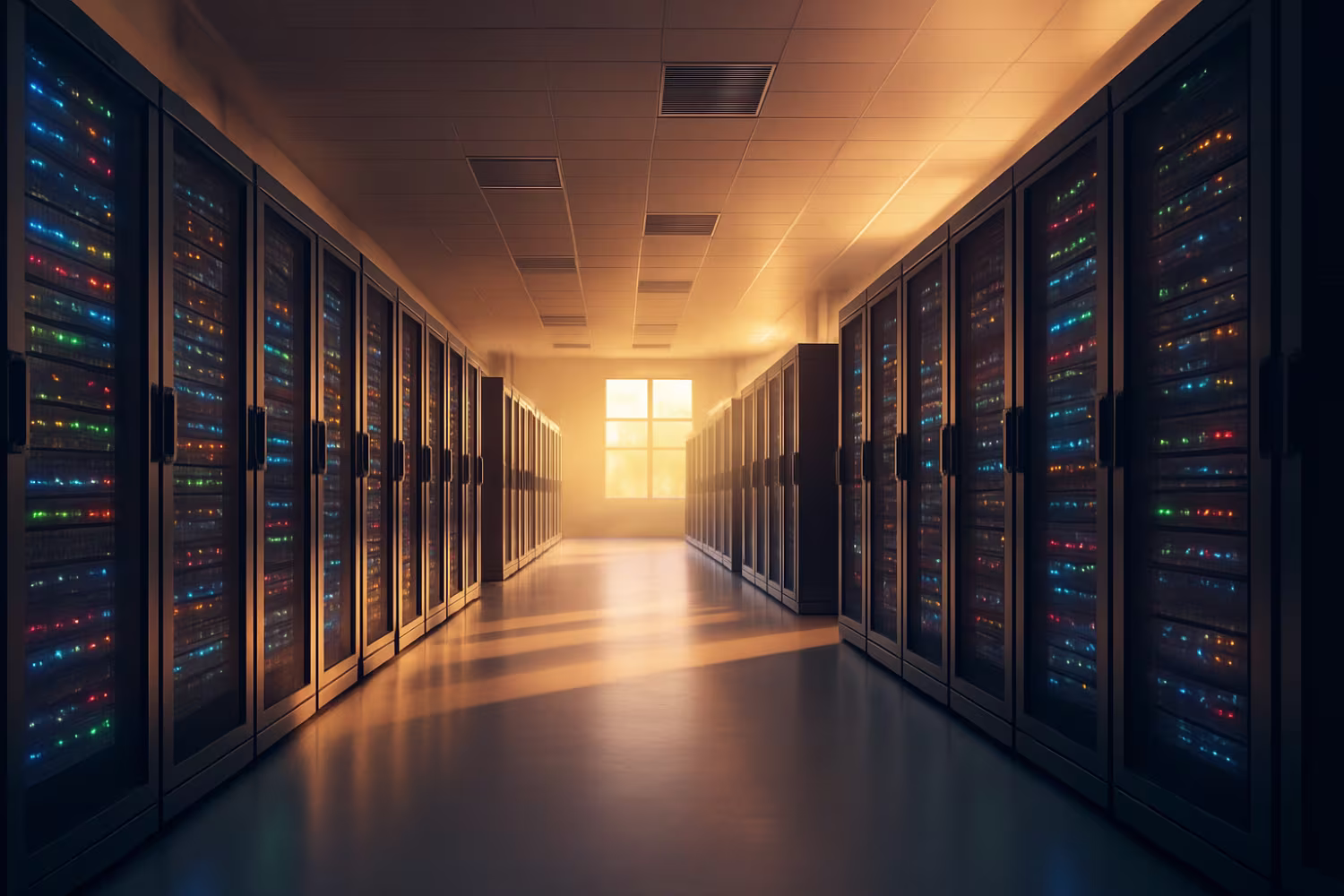 Secure data center during backup