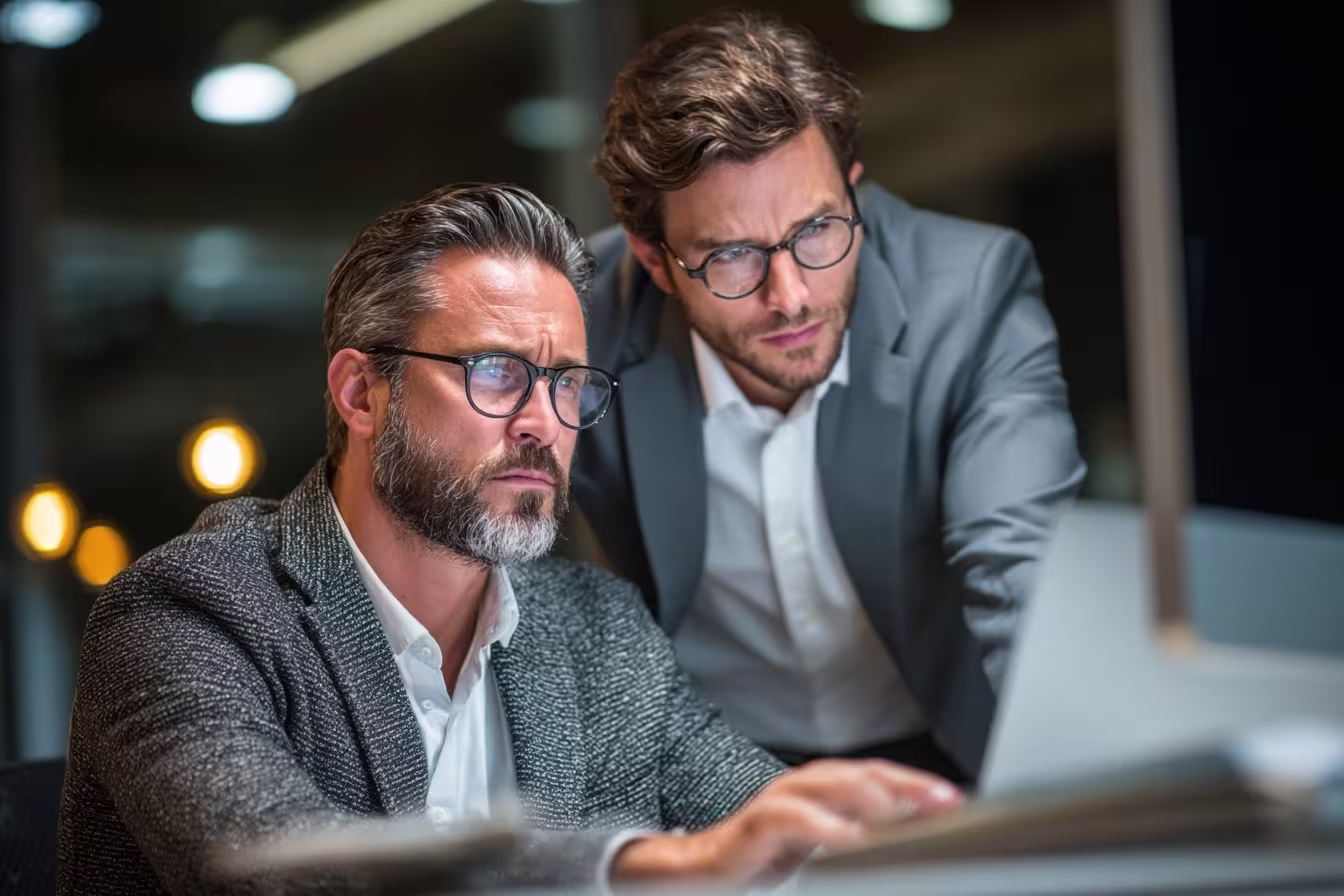 Professionals reviewing ransomware response plan