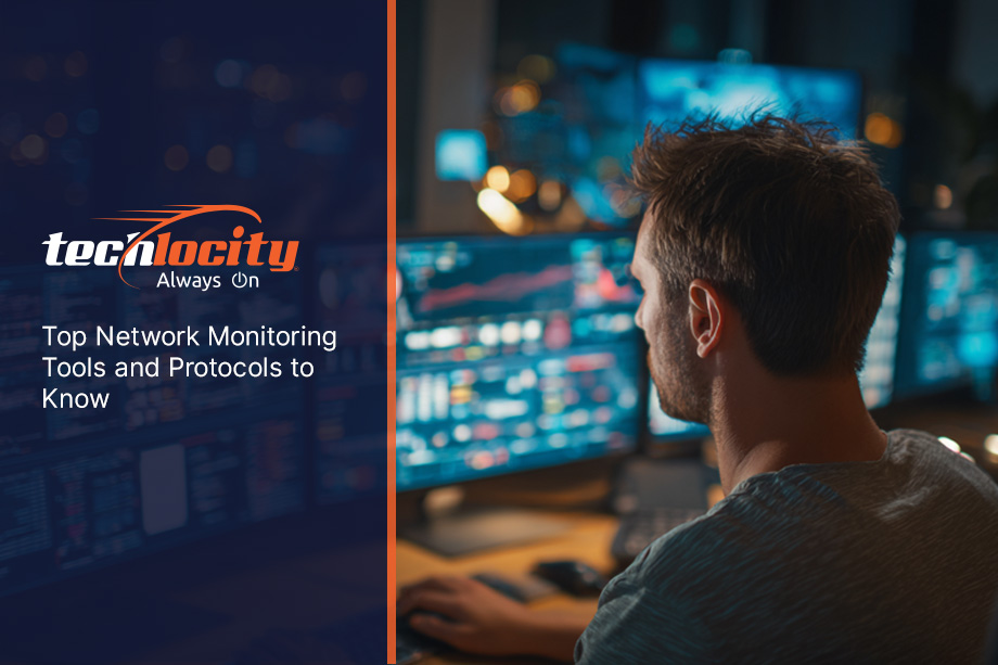 IT security agent working on his powerhouse software.