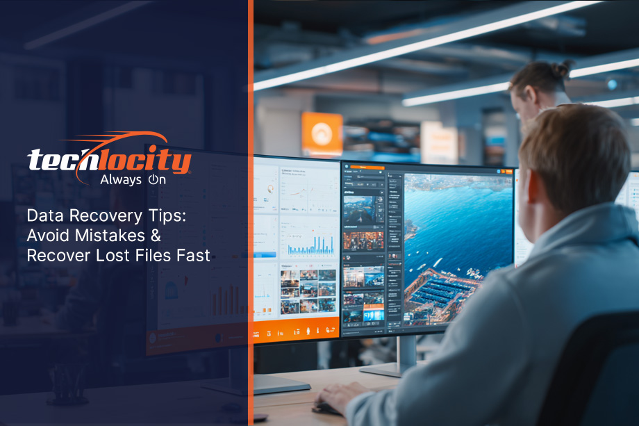 IT security agent working on his powerhouse software.