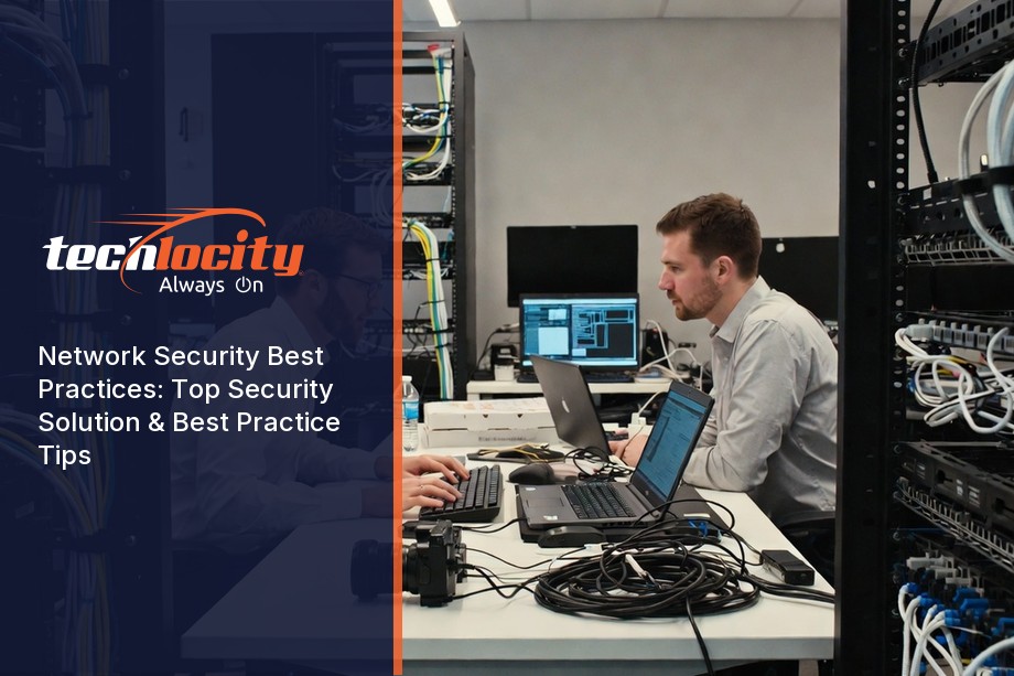 IT security agent working on his powerhouse software.