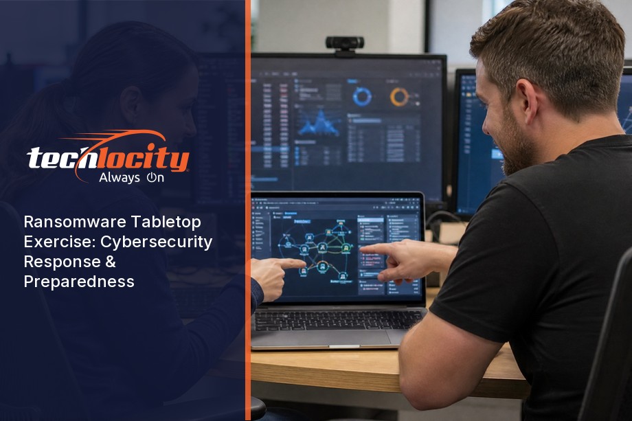 IT security agent working on his powerhouse software.