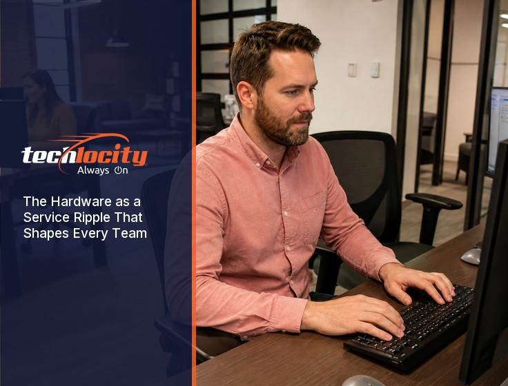 IT security agent working on his powerhouse software.