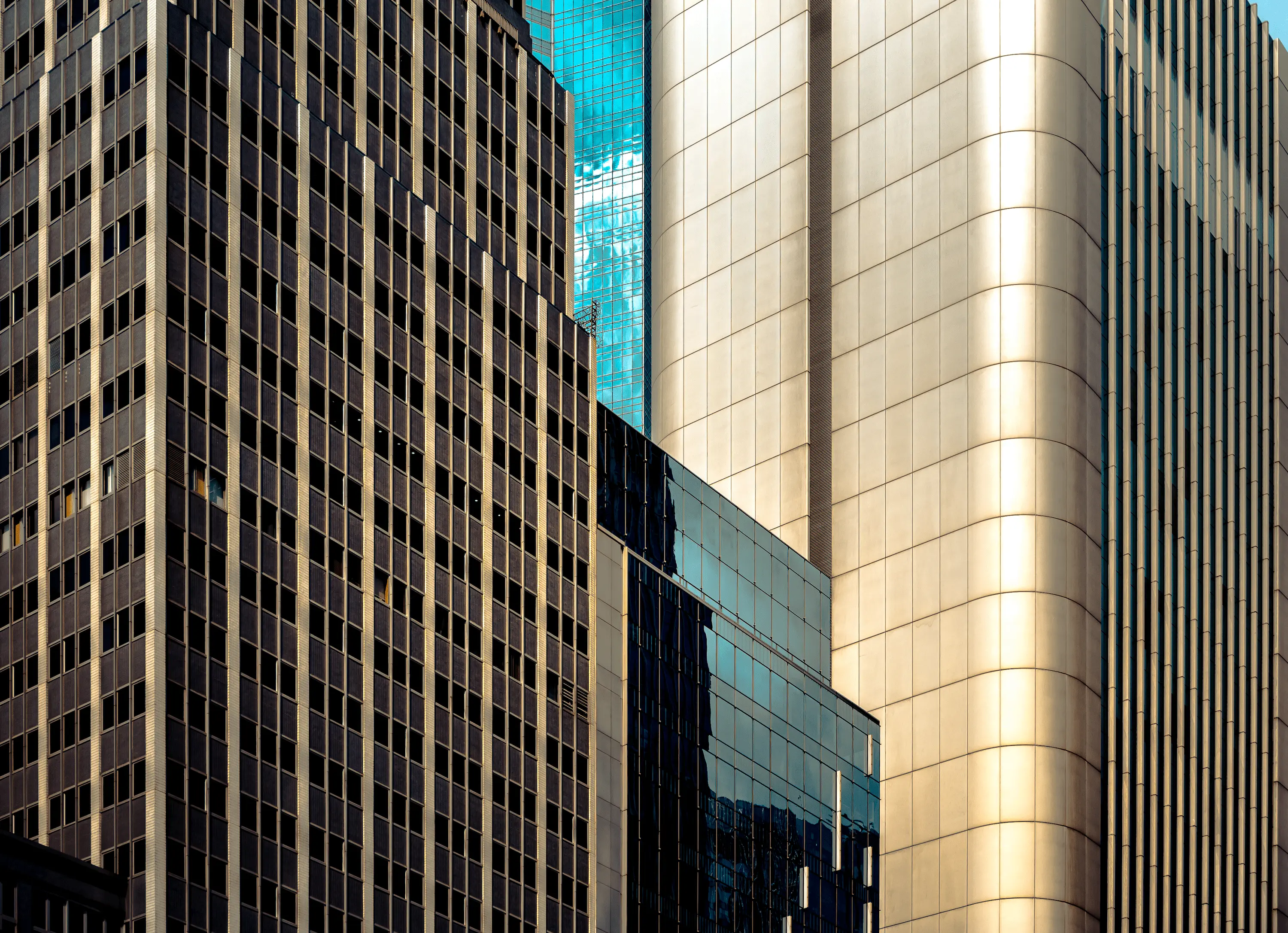 Des bâtiments à Hong-Kong